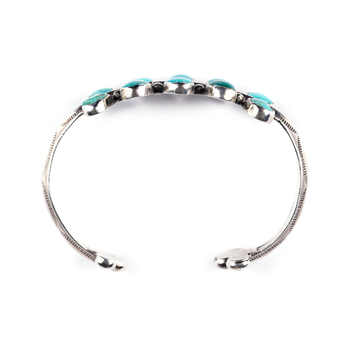 Vintage Turquoise Leaf Cuff