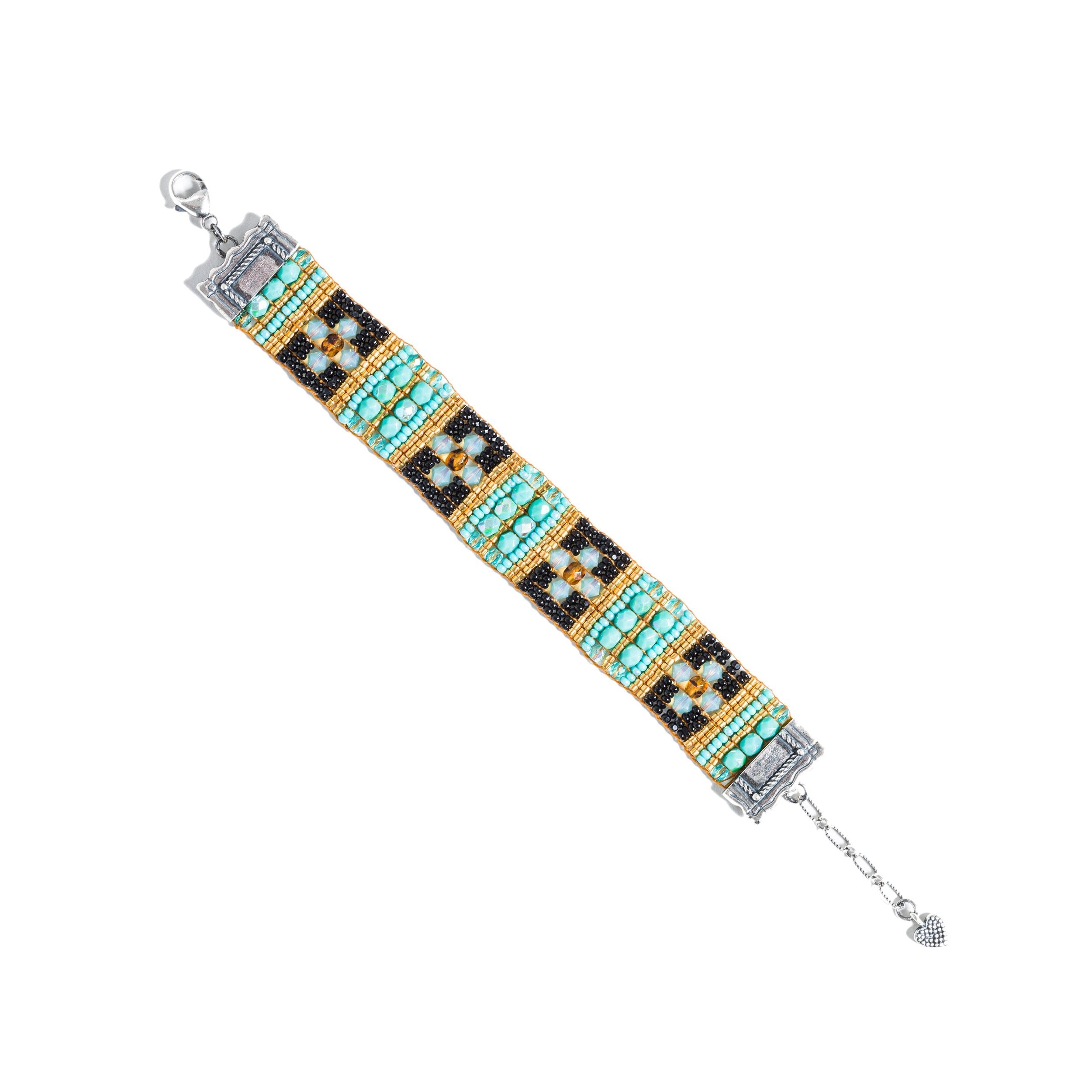 Chili Rose Patchwork Bracelet