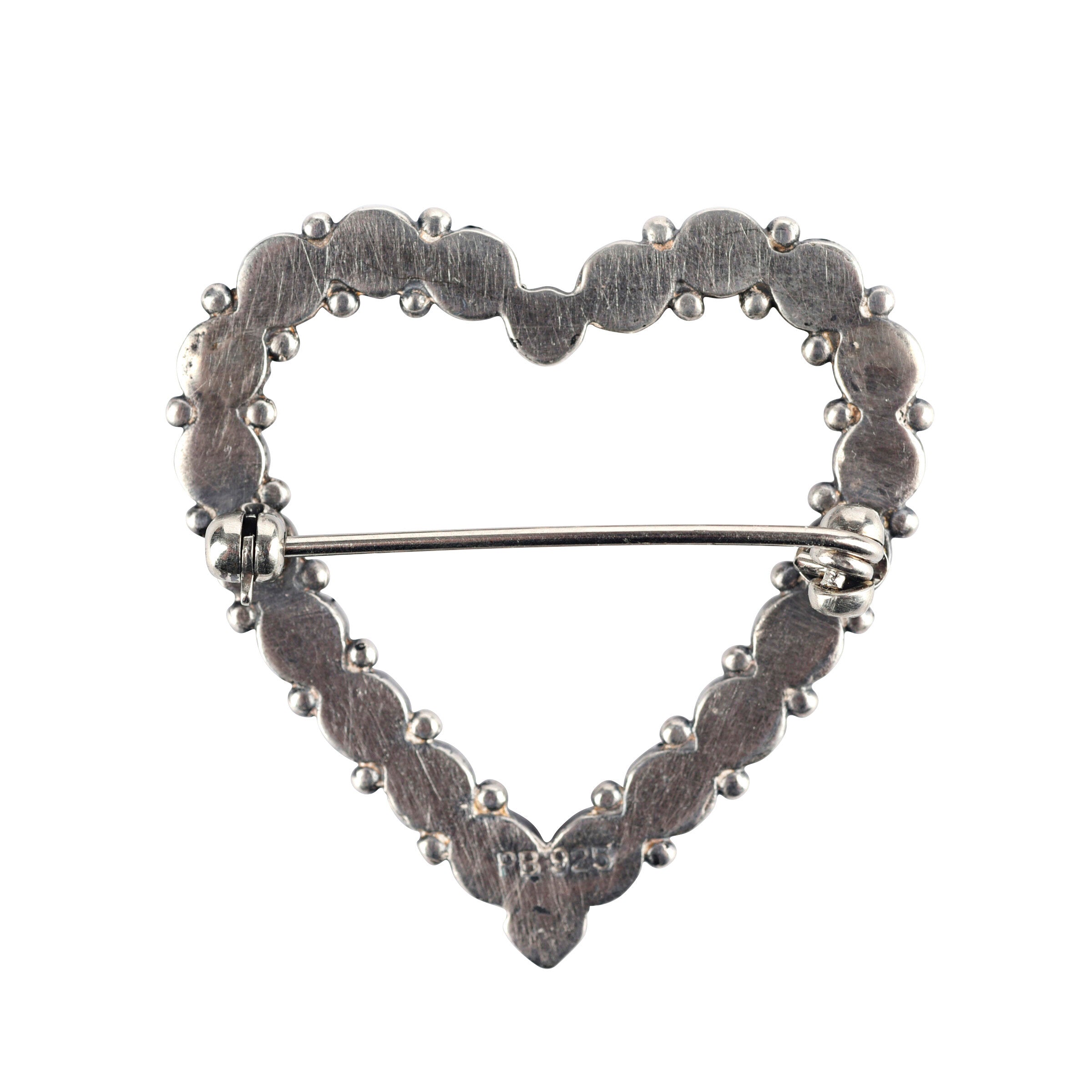 Turquoise Heart Pin