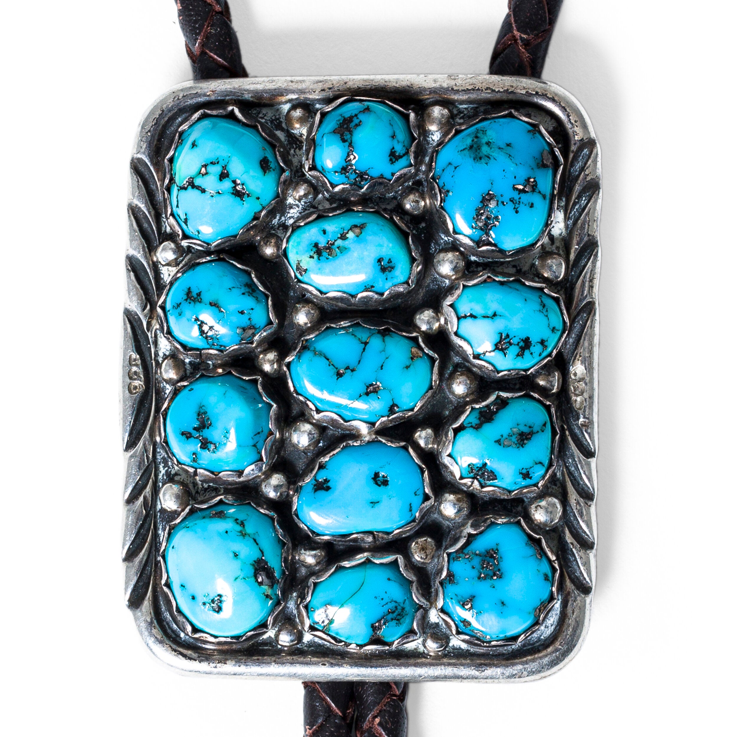 Natural Sleeping Beauty Turquoise Bolo, c. 1970