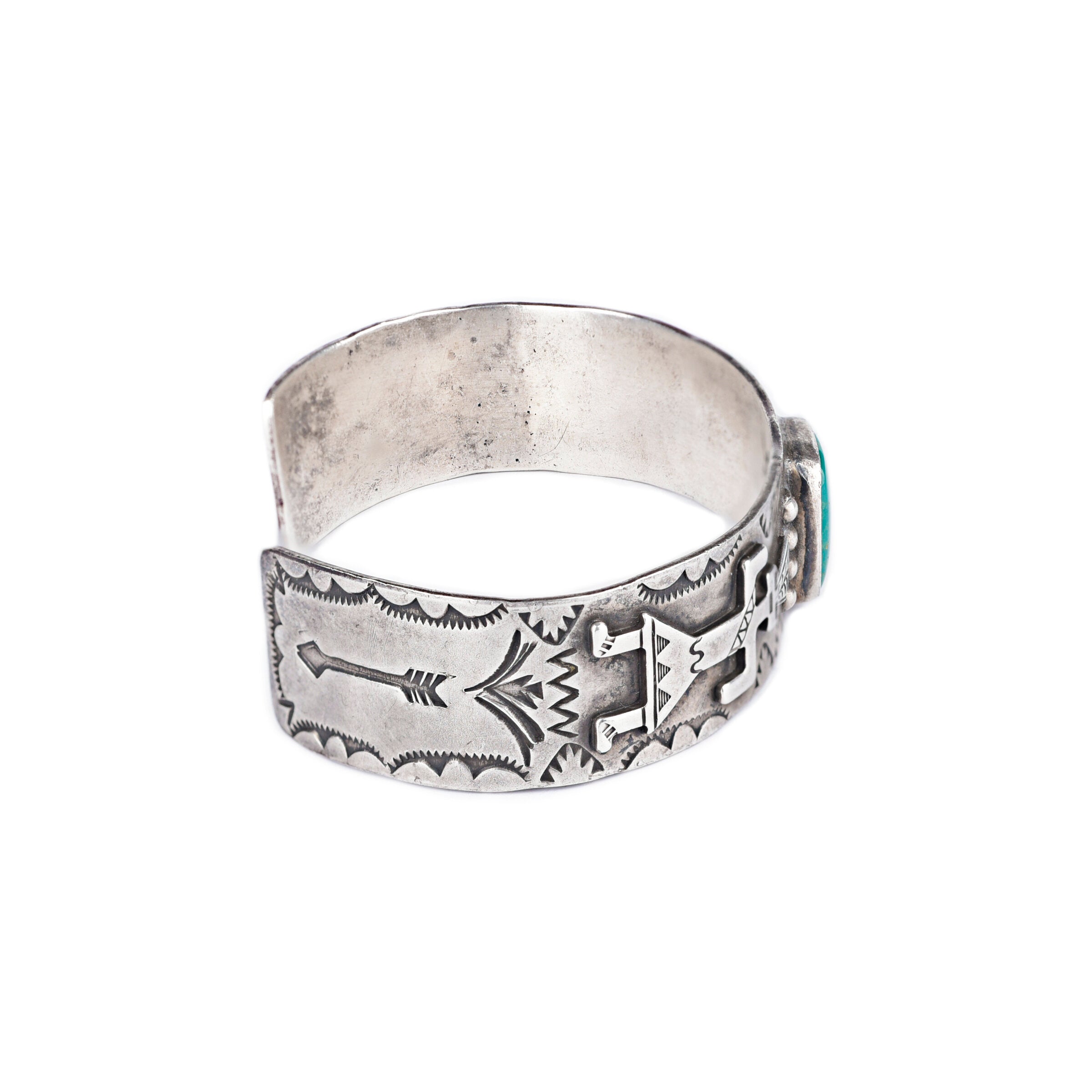 Vintage Navajo Yei Cuff, C. 1940