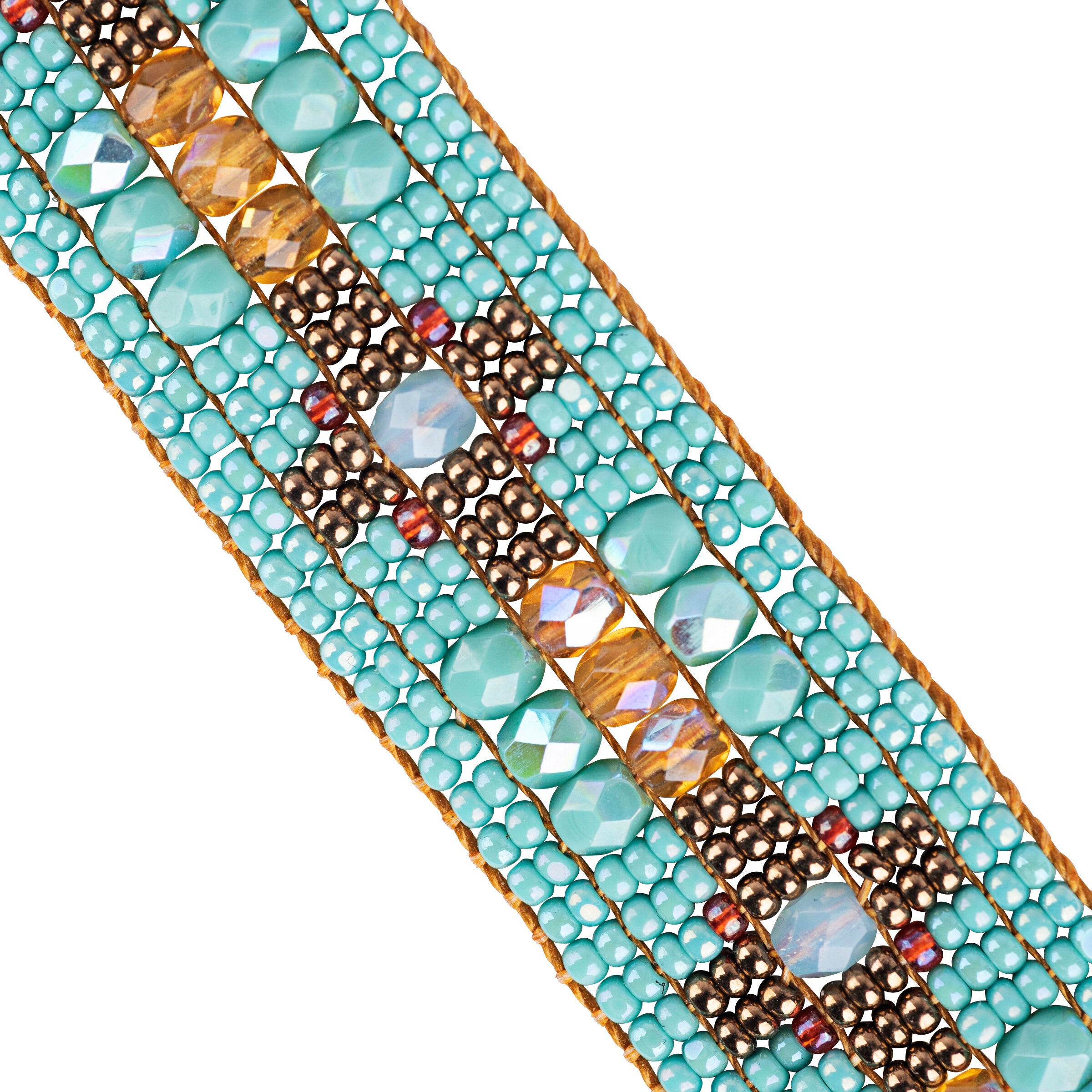 Chili Rose Turquoise Cross Bracelet