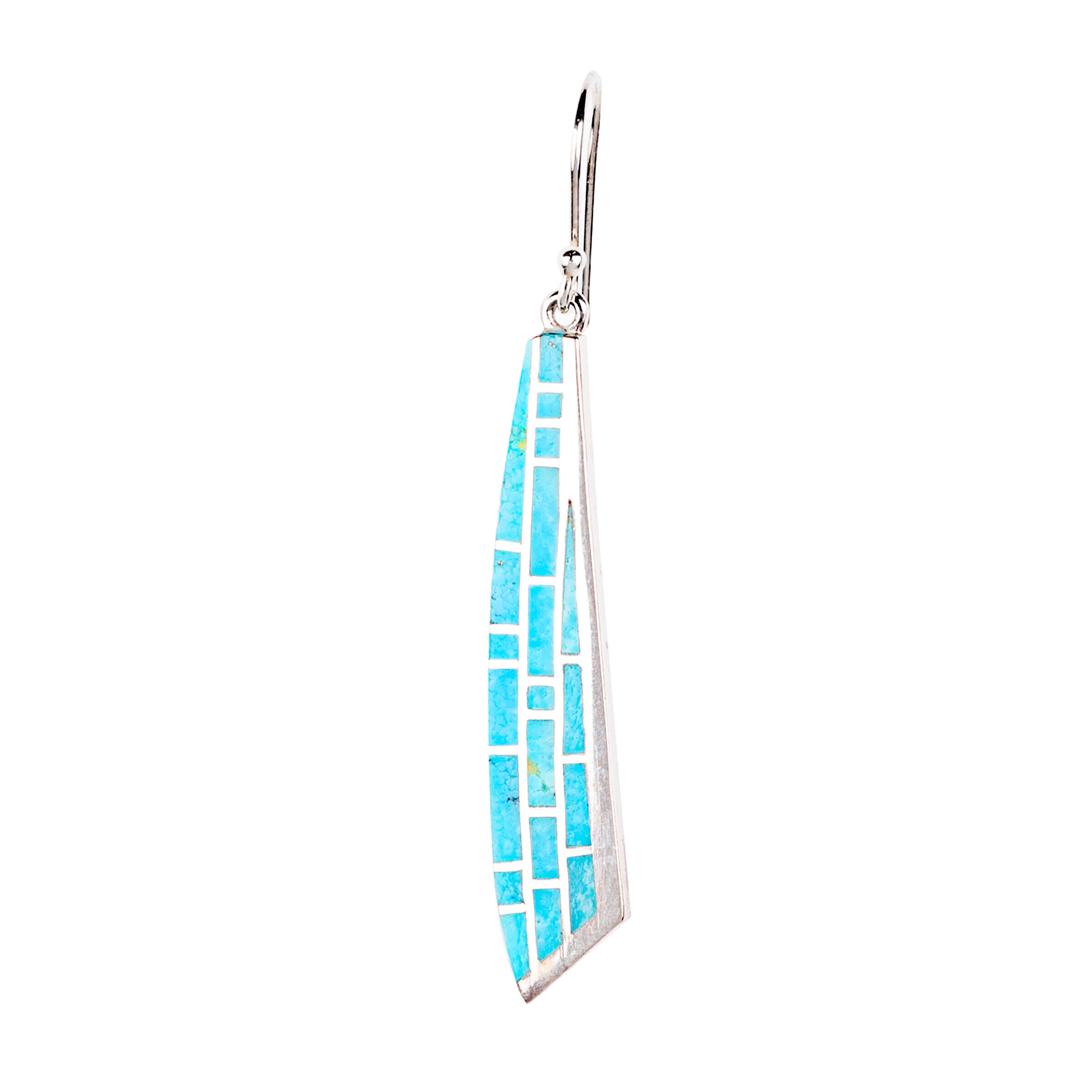 Tile Earrings - Turquoise