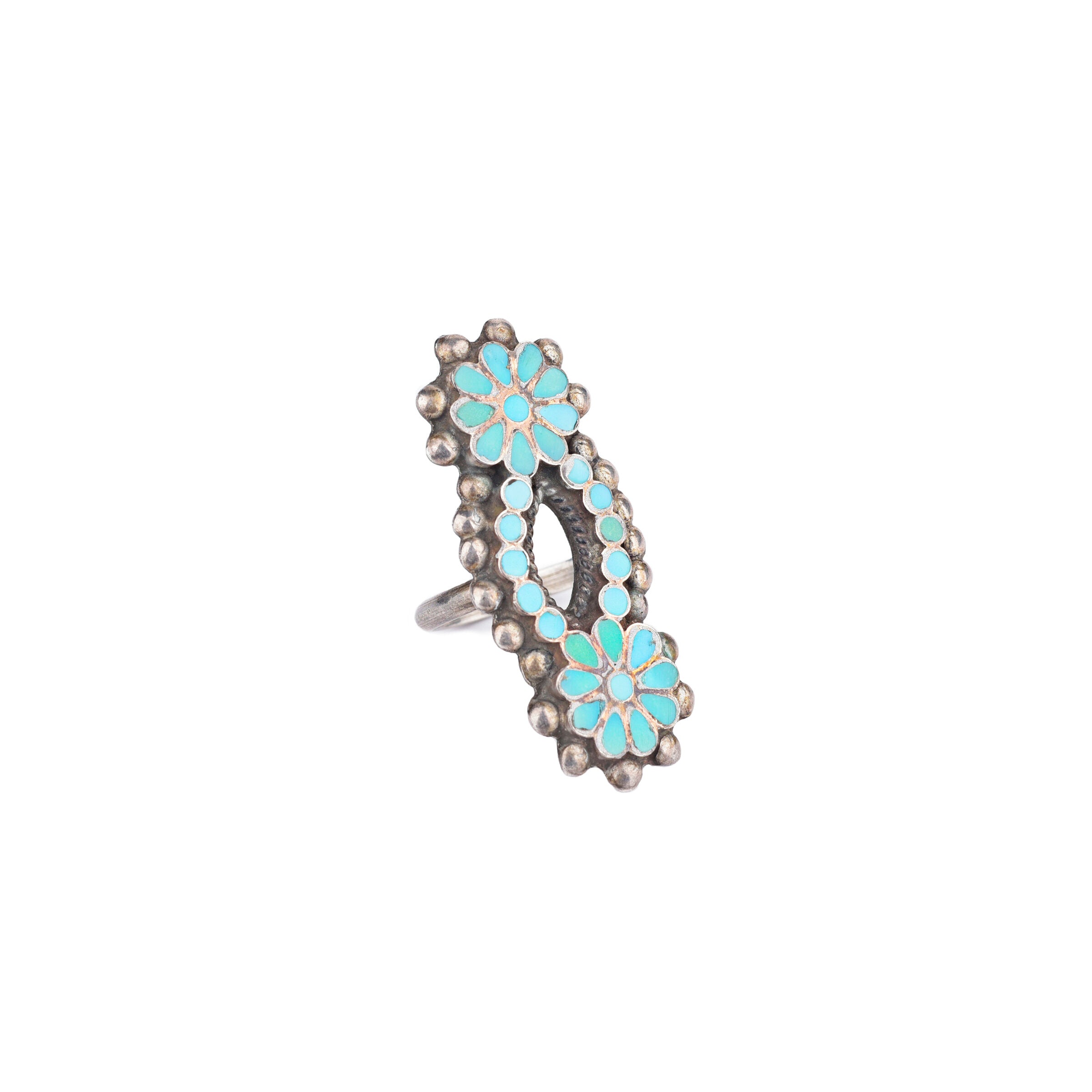 Vintage Zuni Dishta Ring, C. 1950