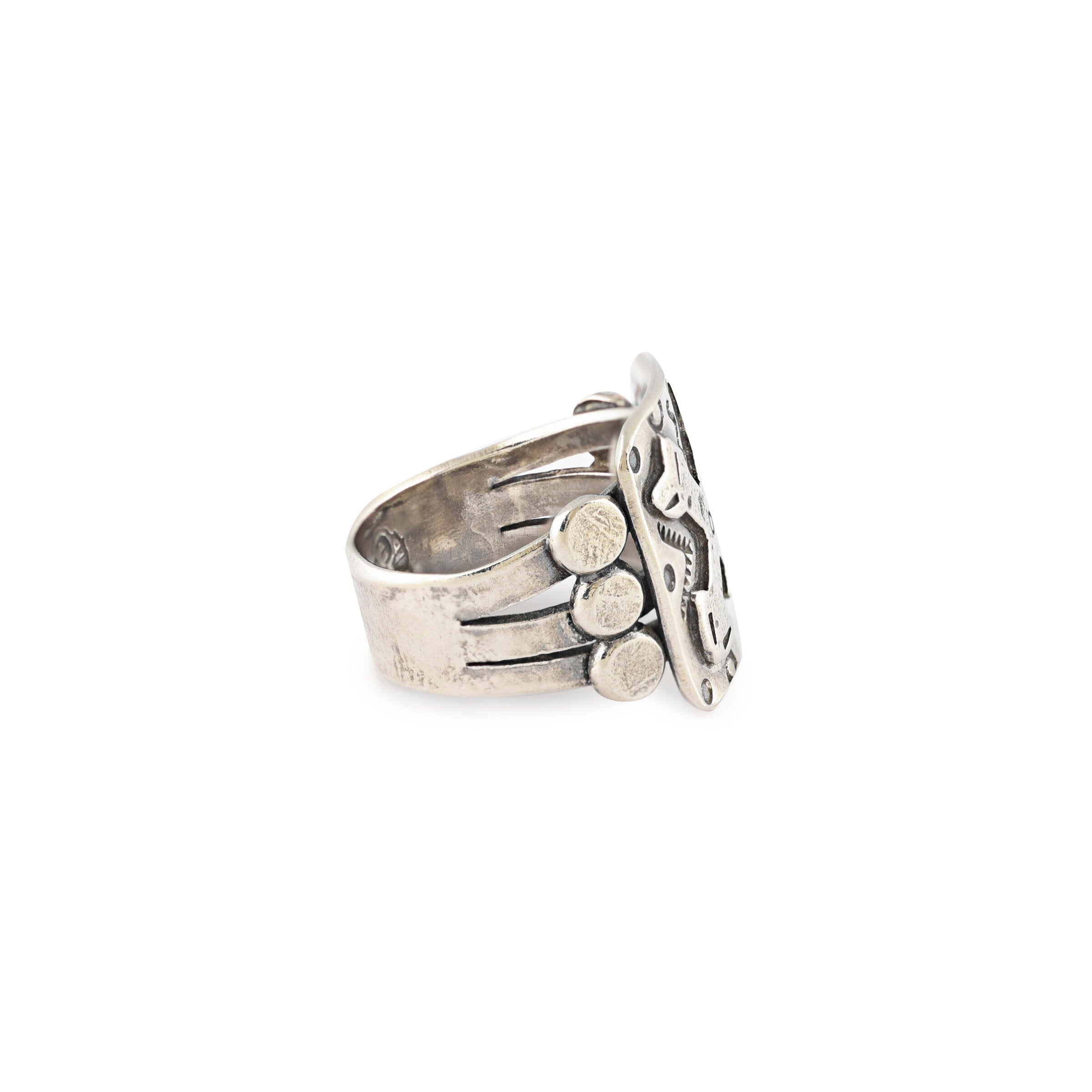 Joe Eby Double Arrow Ring - Size 6 1/2