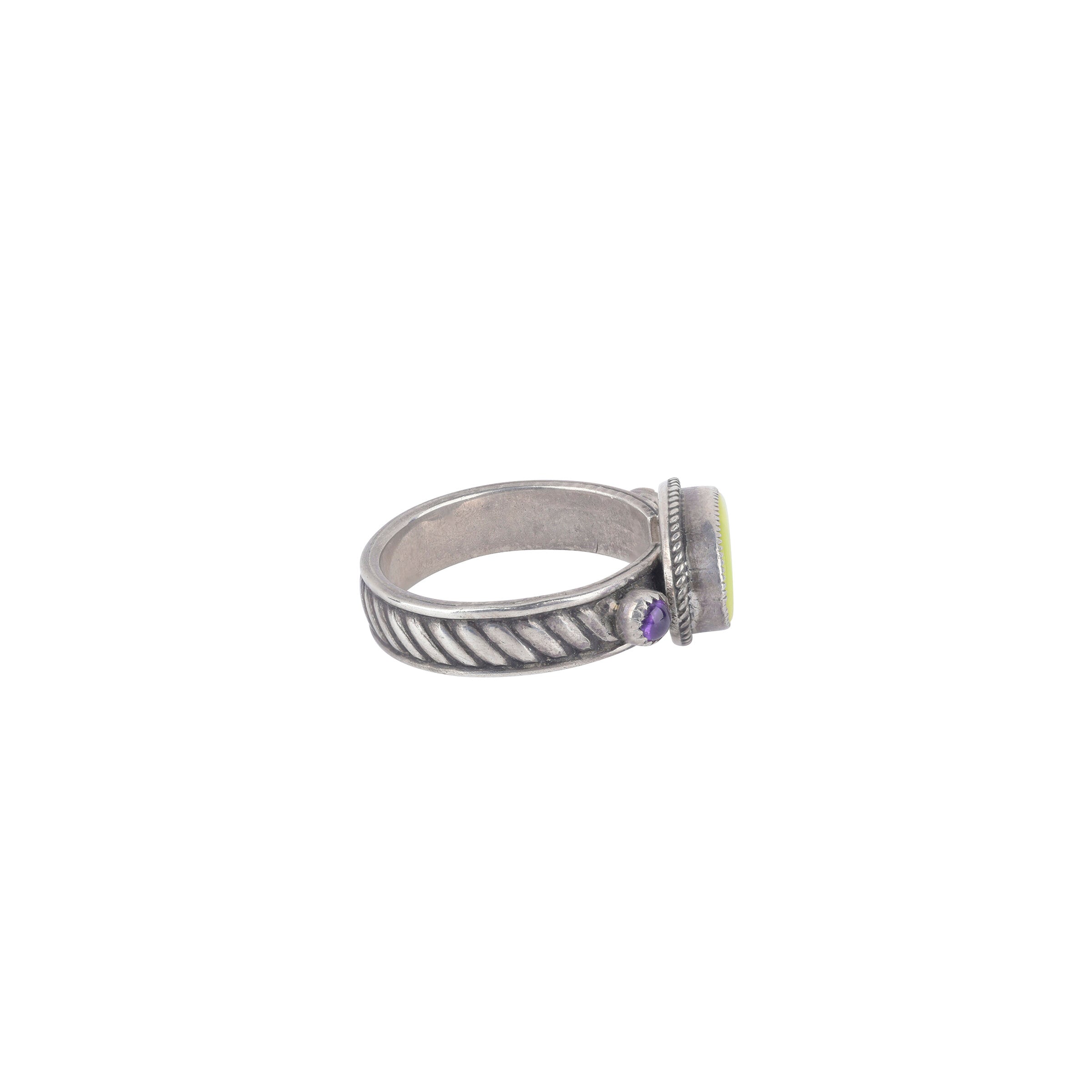 Aldrich Art Damali Turquoise Ring - Size 7