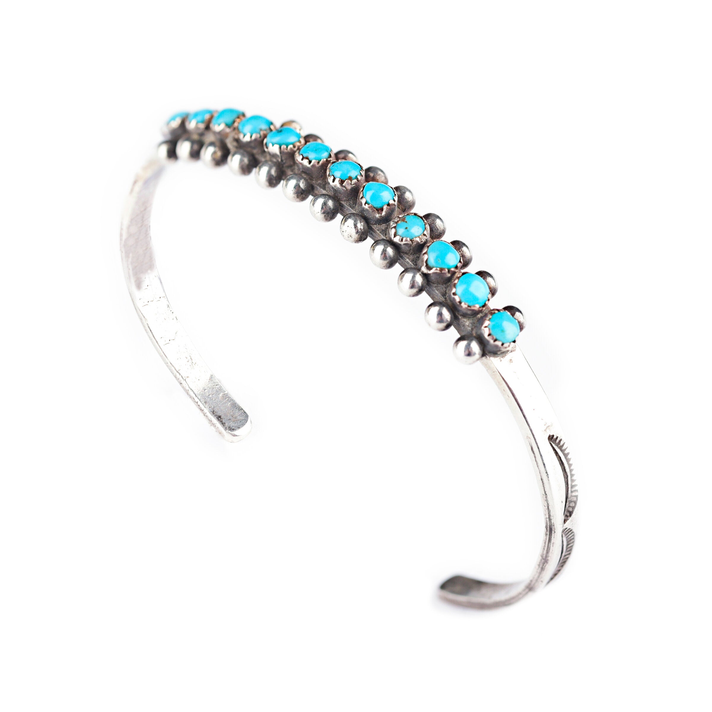 Vintage Zuni Row Cuff, c. 1960's