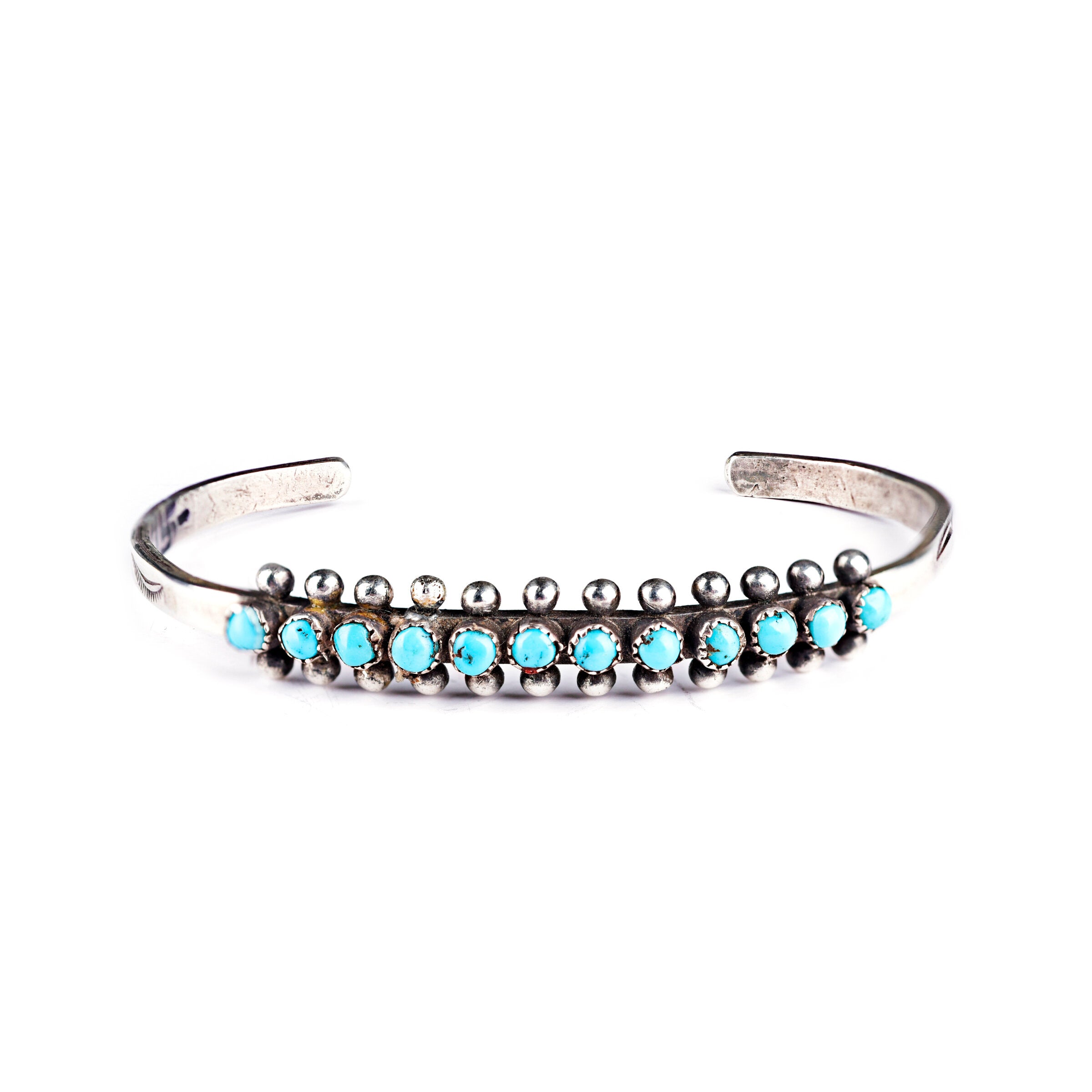 Vintage Zuni Row Cuff, c. 1960's