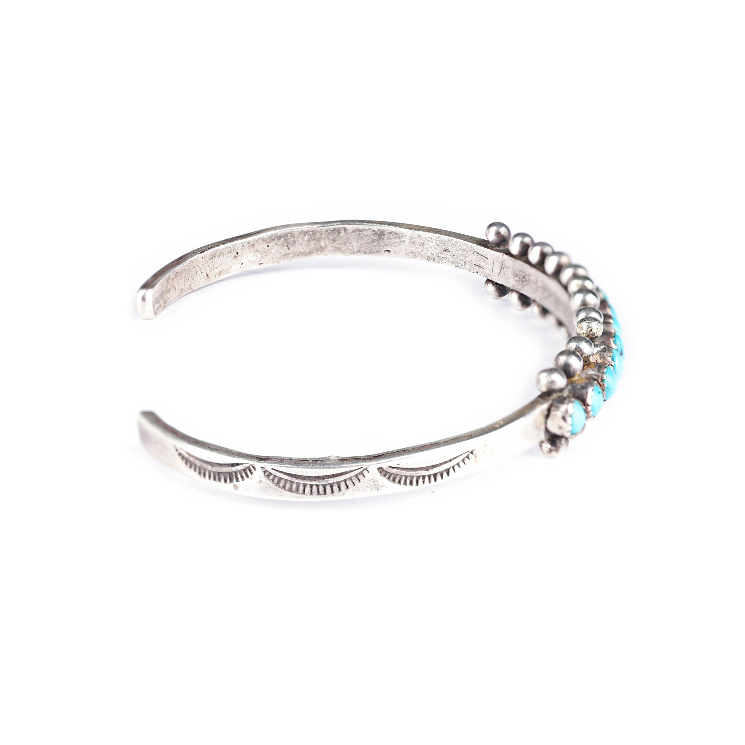 Vintage Zuni Row Cuff, c. 1960's