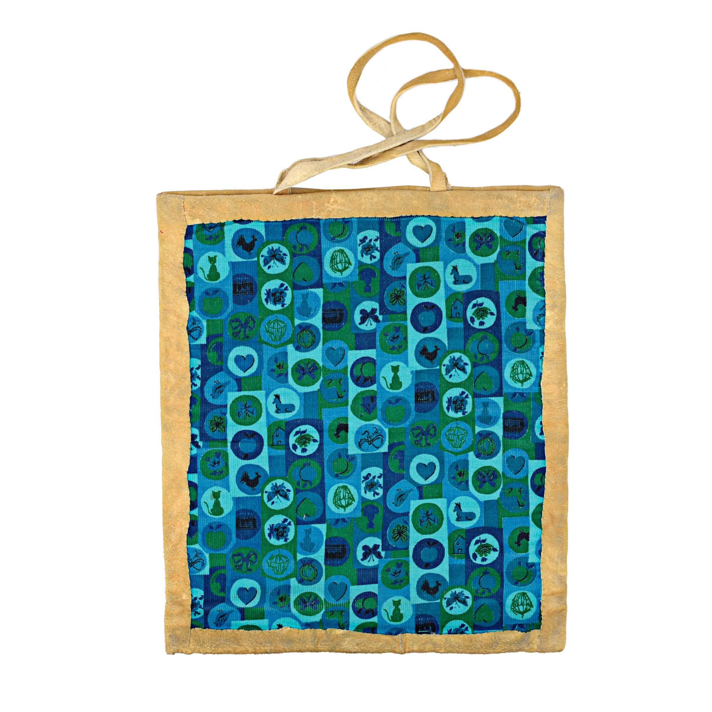 Painted Horse Plateau Bag, c. 1950