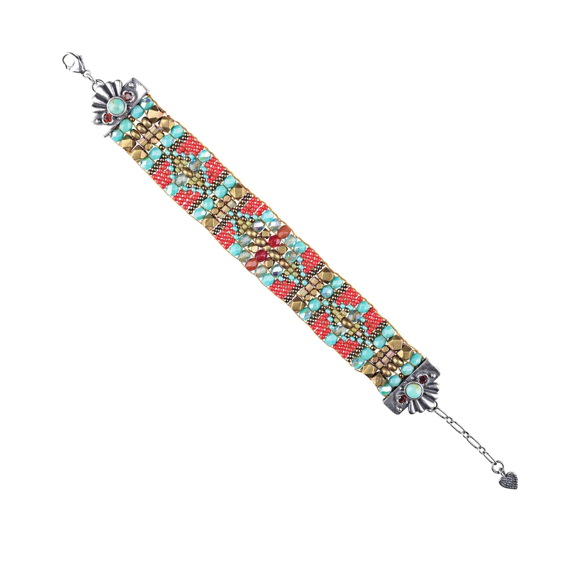 Chili Rose Southwest Sunset Beaded Bracelet