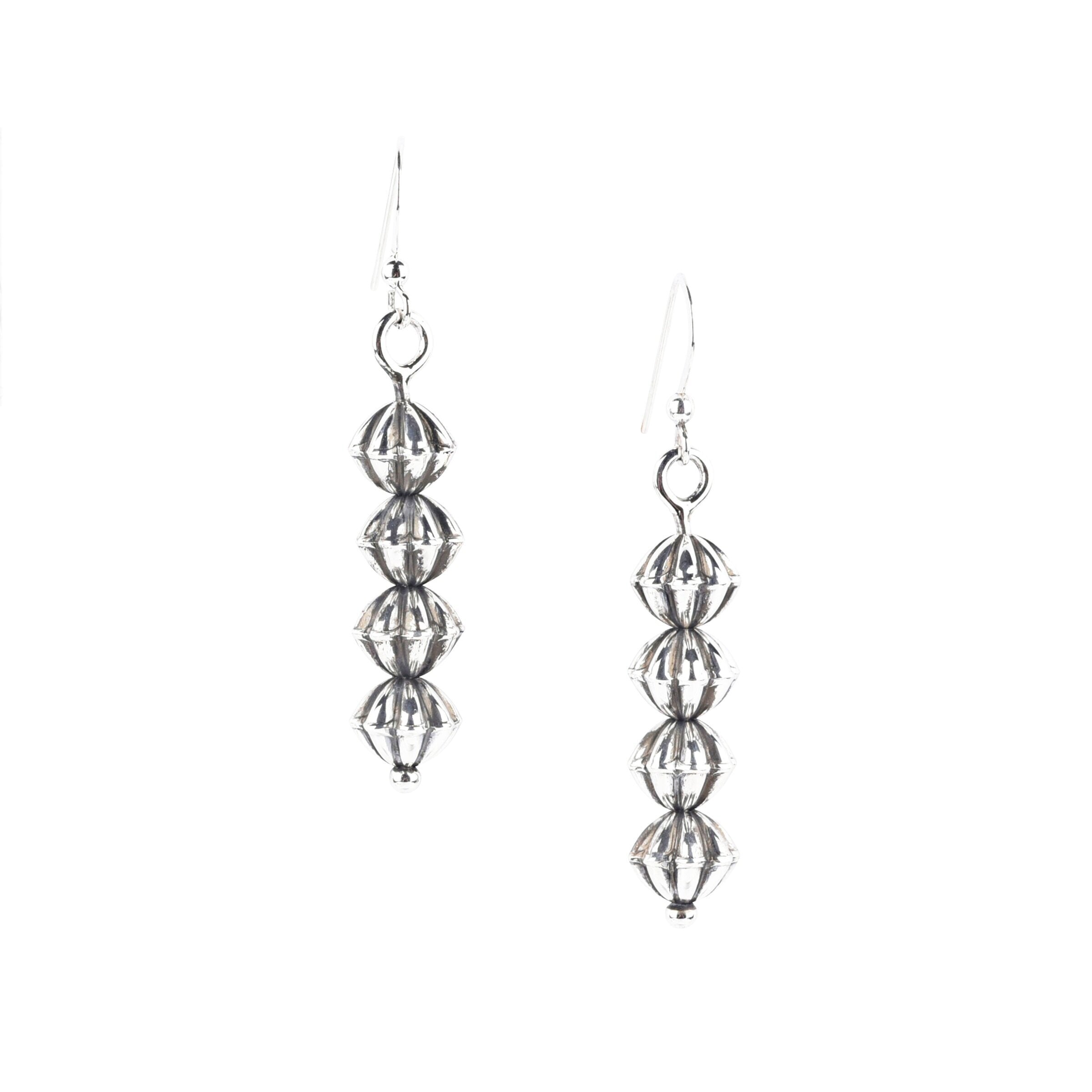 Kyle Lee-Anderson Fluted Bead Stack Earrings