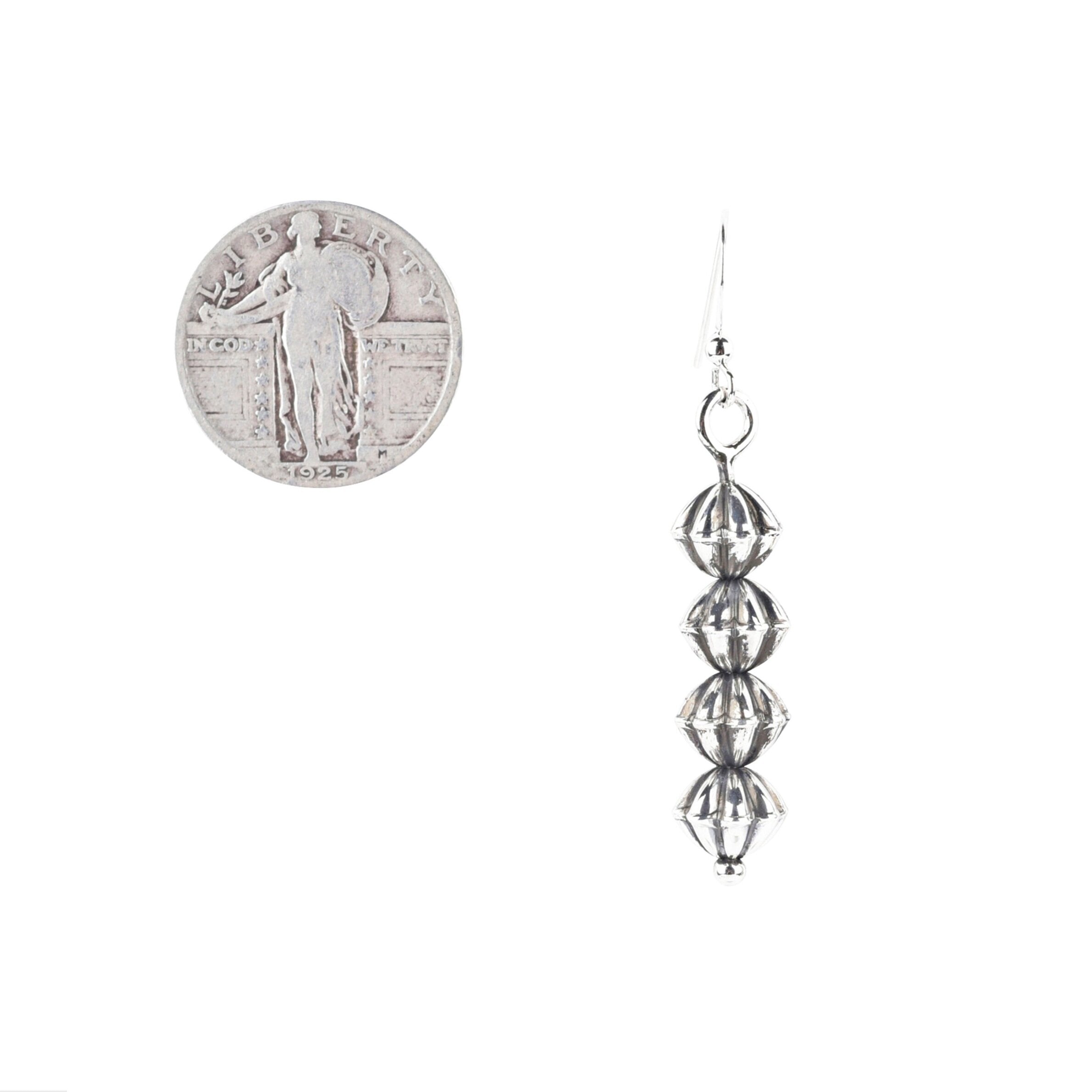 Kyle Lee-Anderson Fluted Bead Stack Earrings