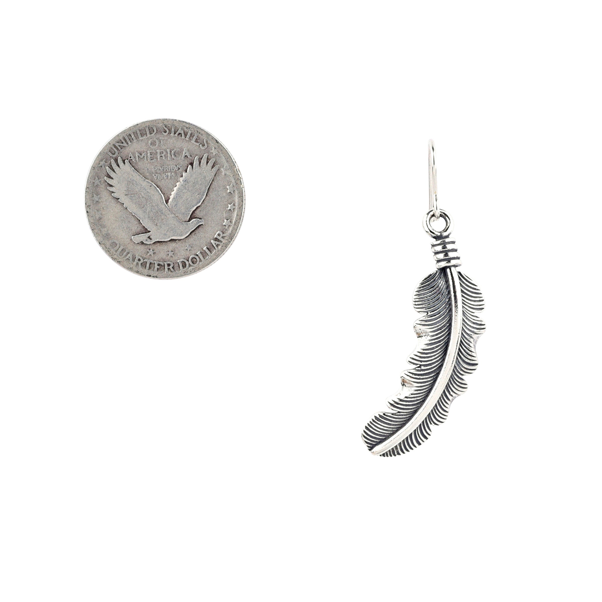 KRS Studios Feather Earrings