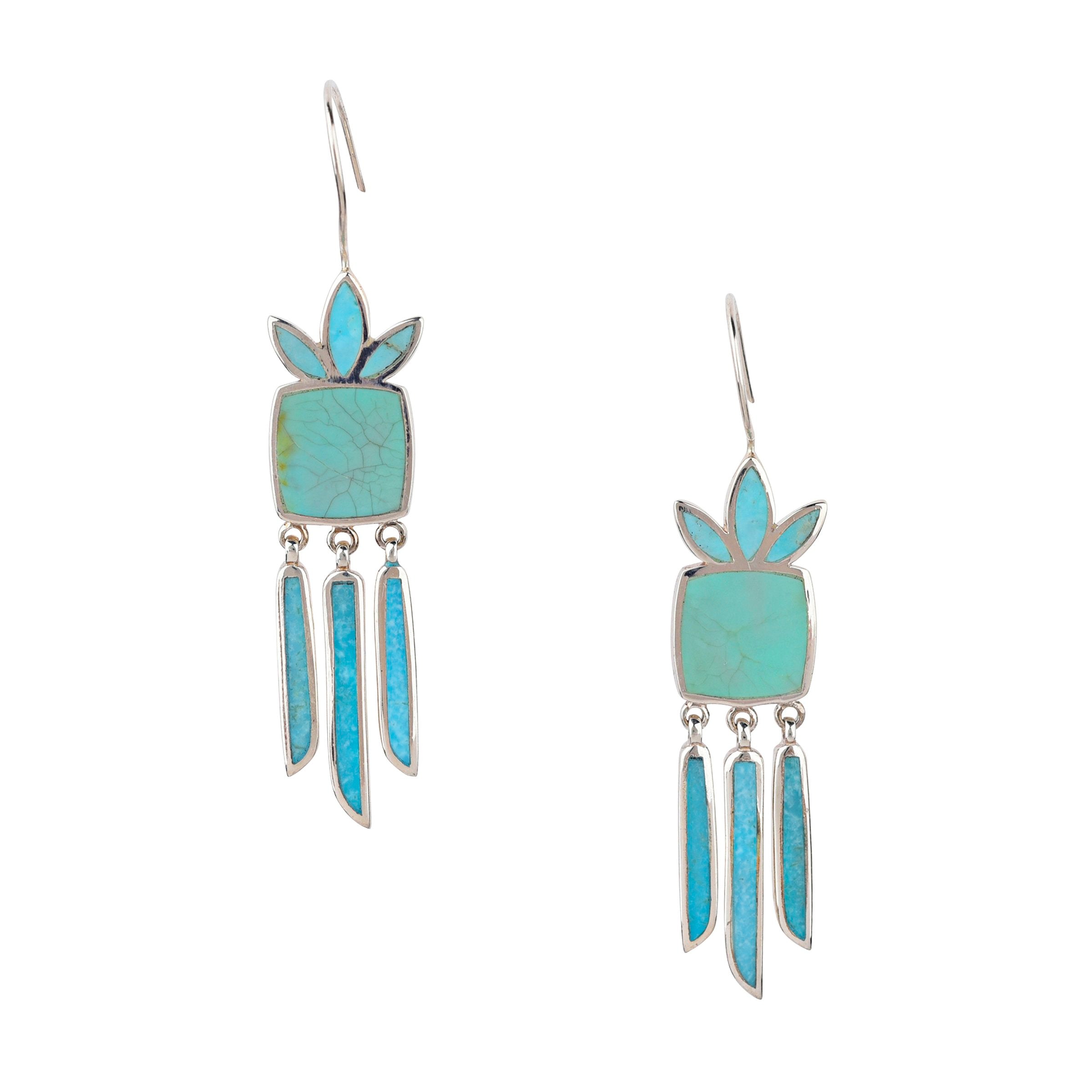 Turquoise Morning Earrings