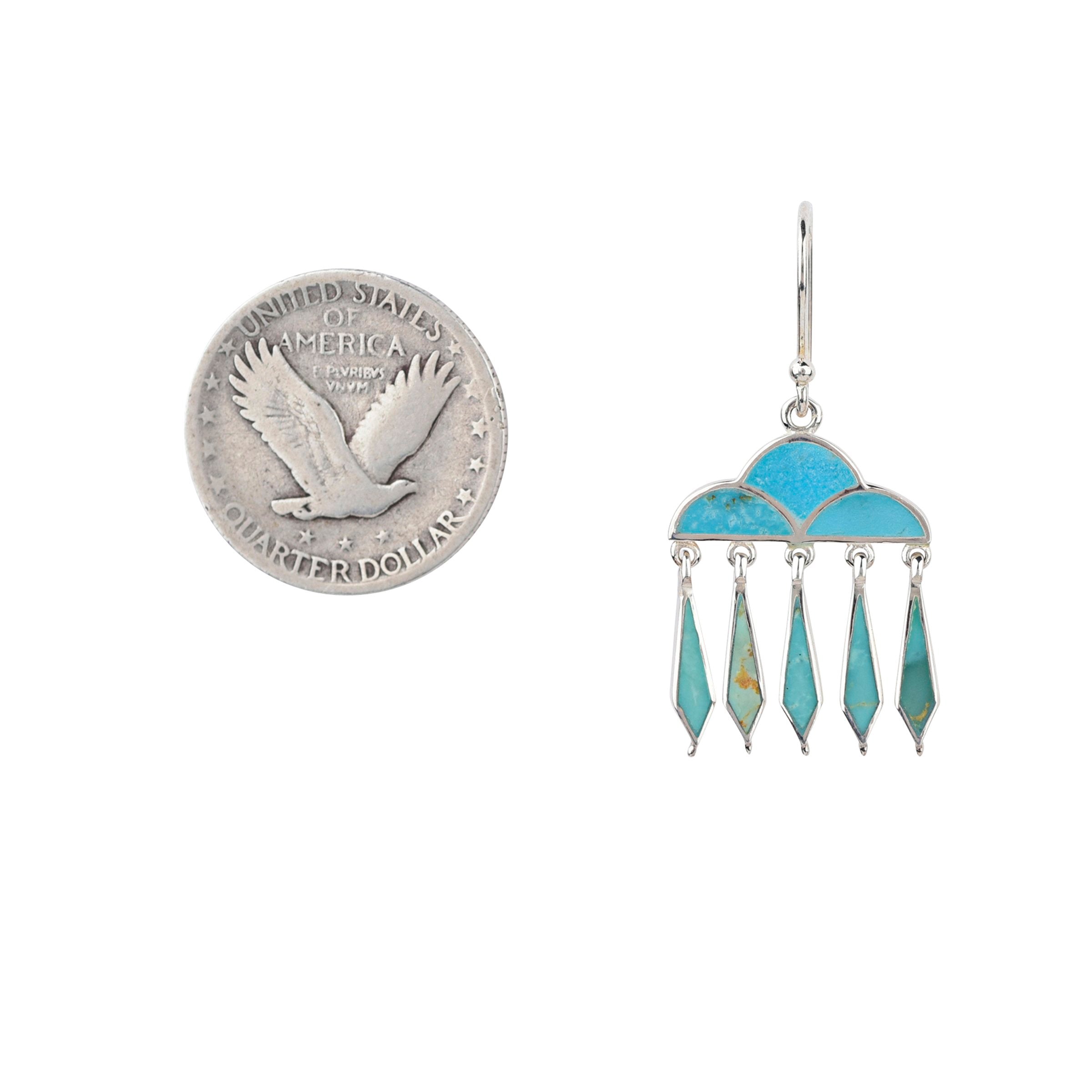 Turquoise Rain Blessing Earrings