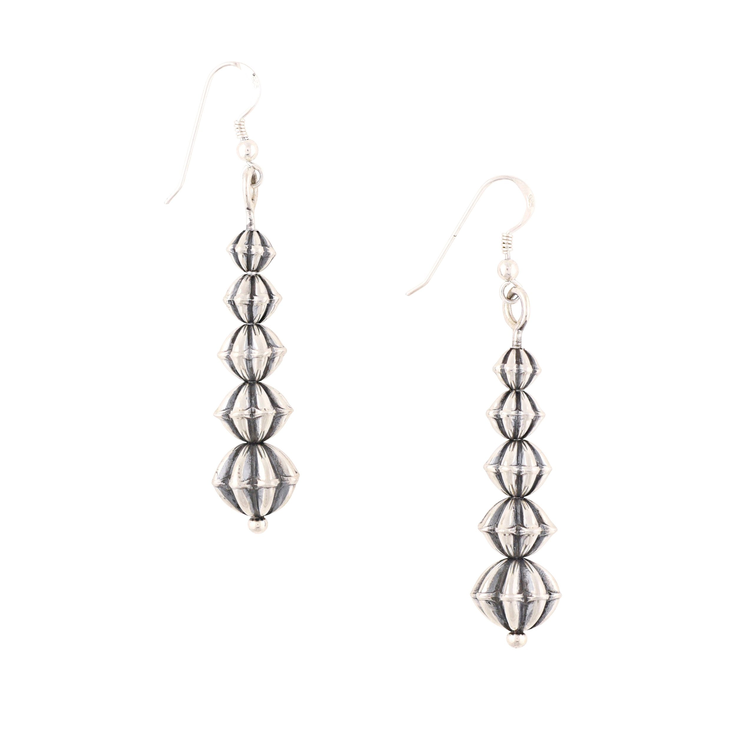 Wyatt Lee Anderson Silver Cinco Earrings