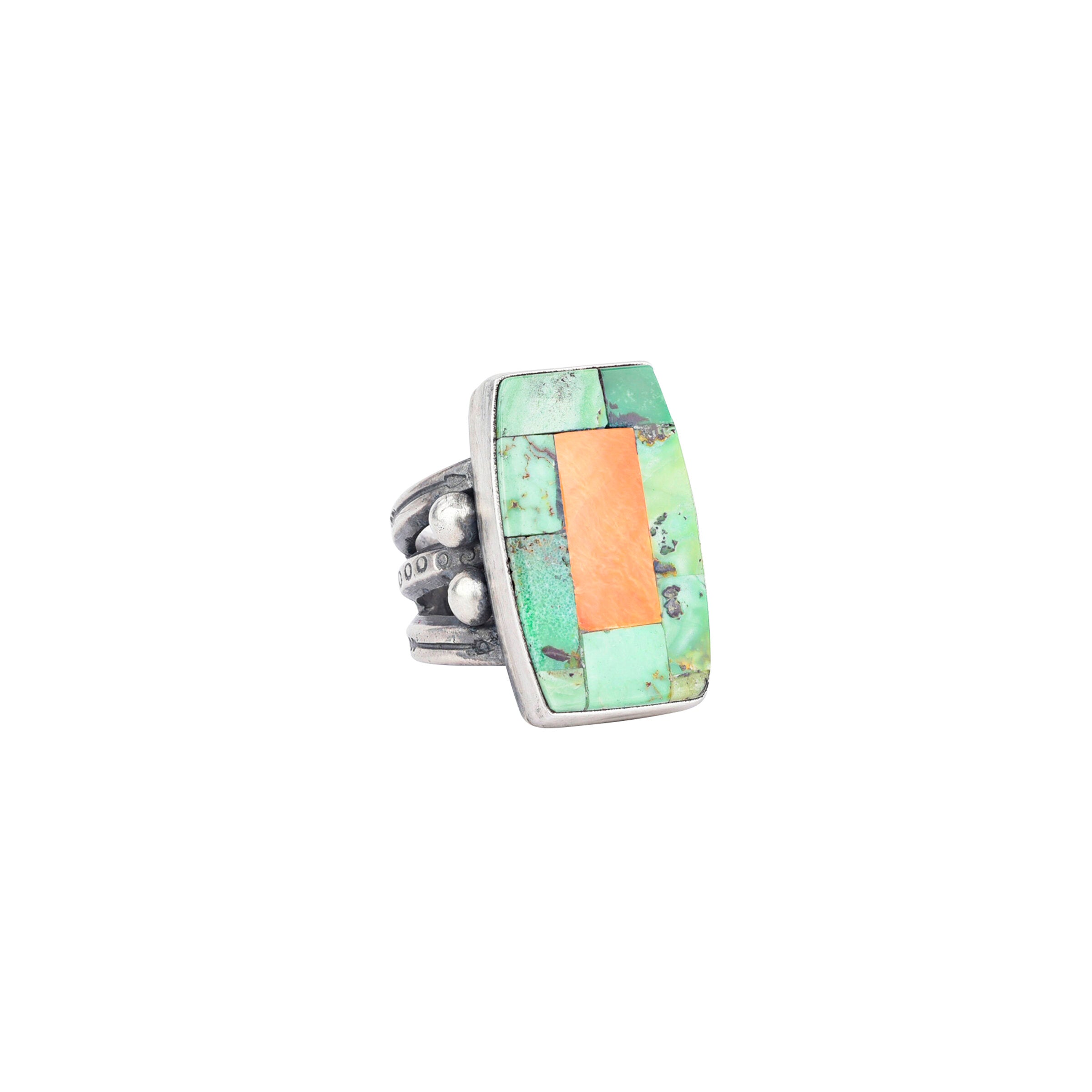 Jesse Robbins Desert Island Mosaic Ring - Size 9