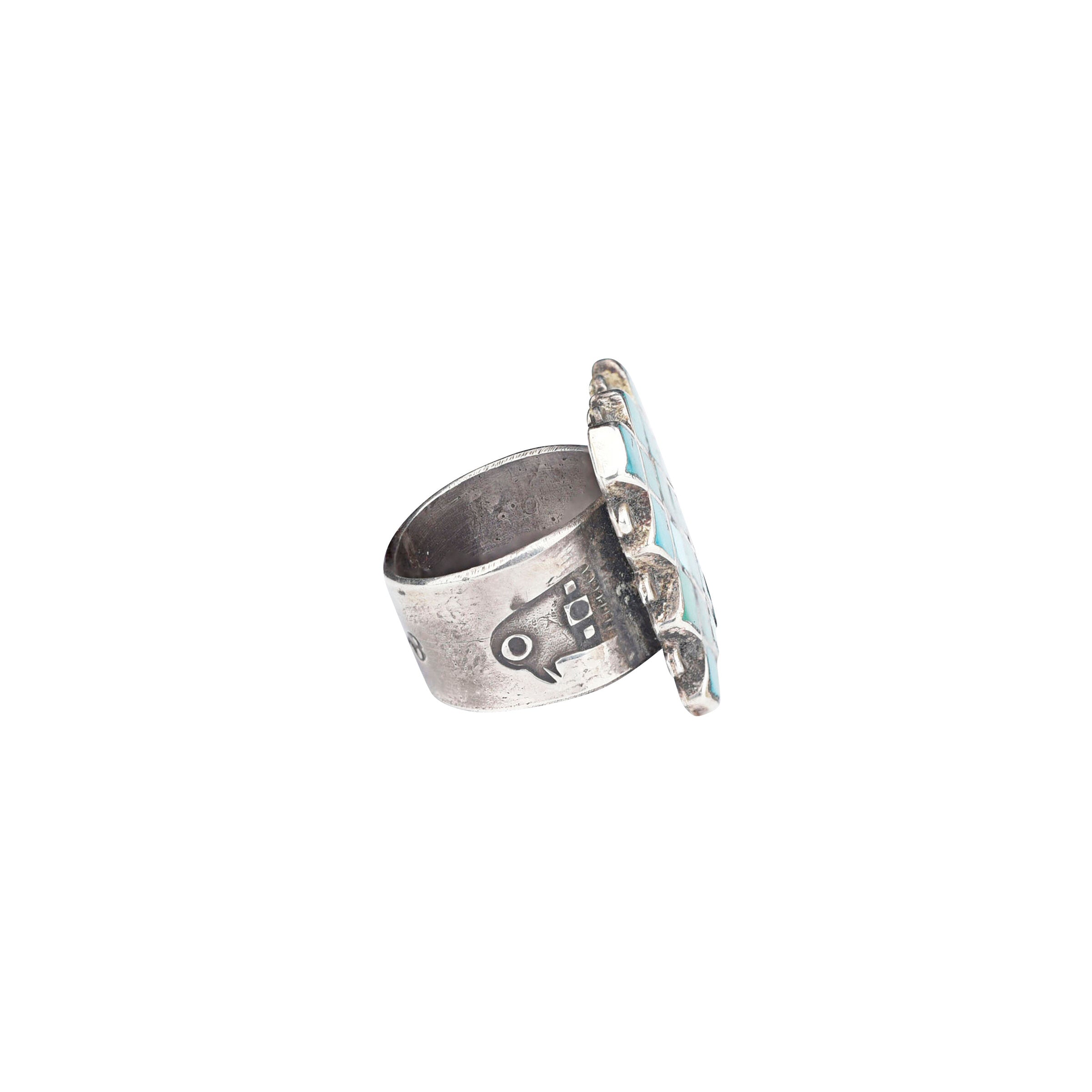 Jock Favour Turquoise Pathways Ring - Size 9 1/2