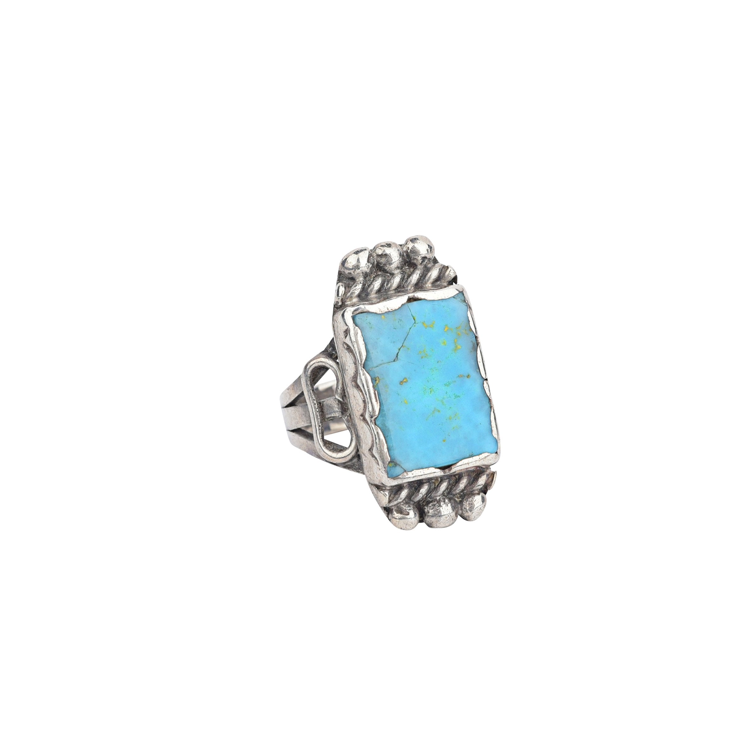 Vintage Navajo Turquoise Ring