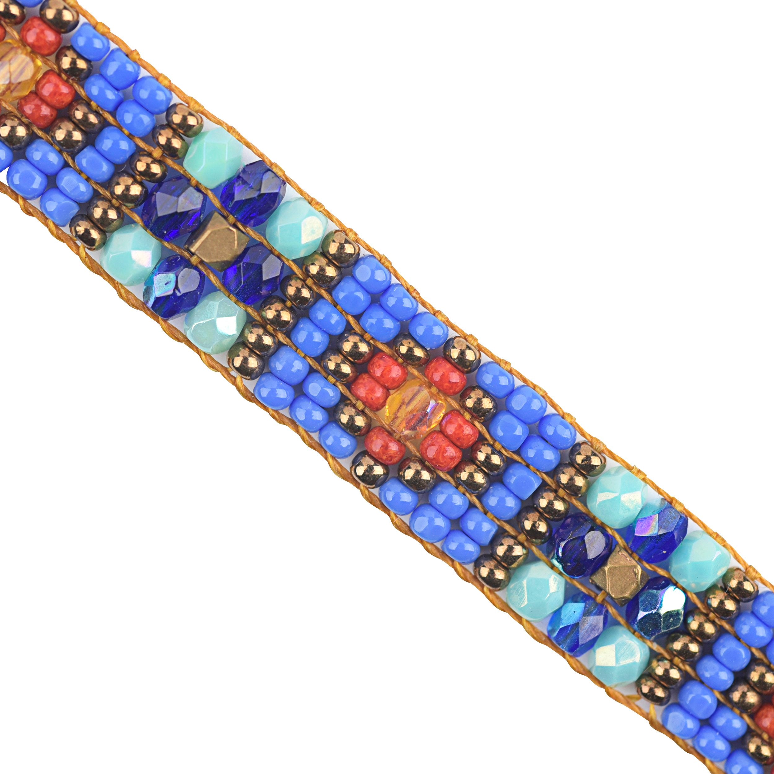 Chili Rose Evening Blue Bracelet