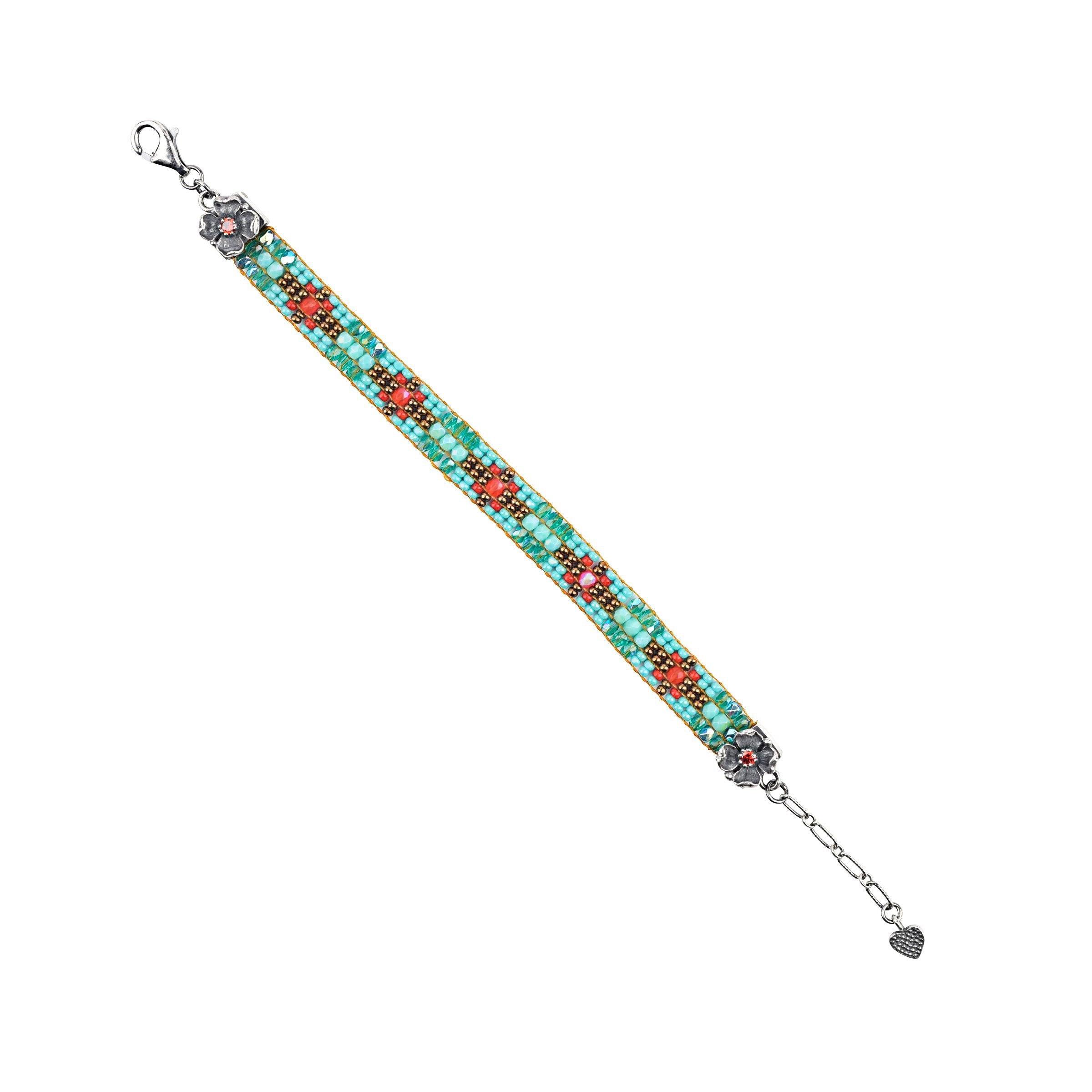 Chili Rose Aqua Bracelet