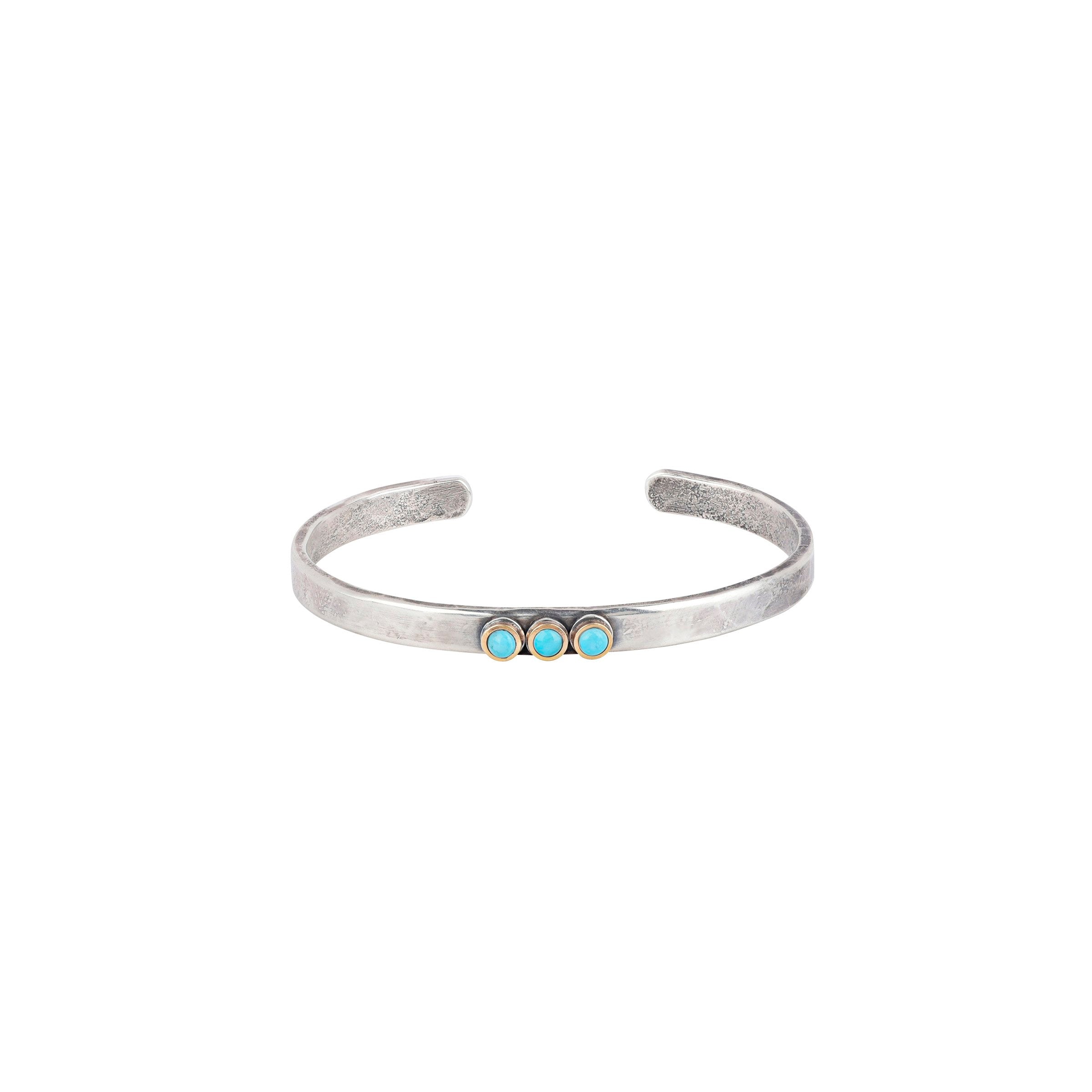 Dennis Hogan Turquoise Triad cuff