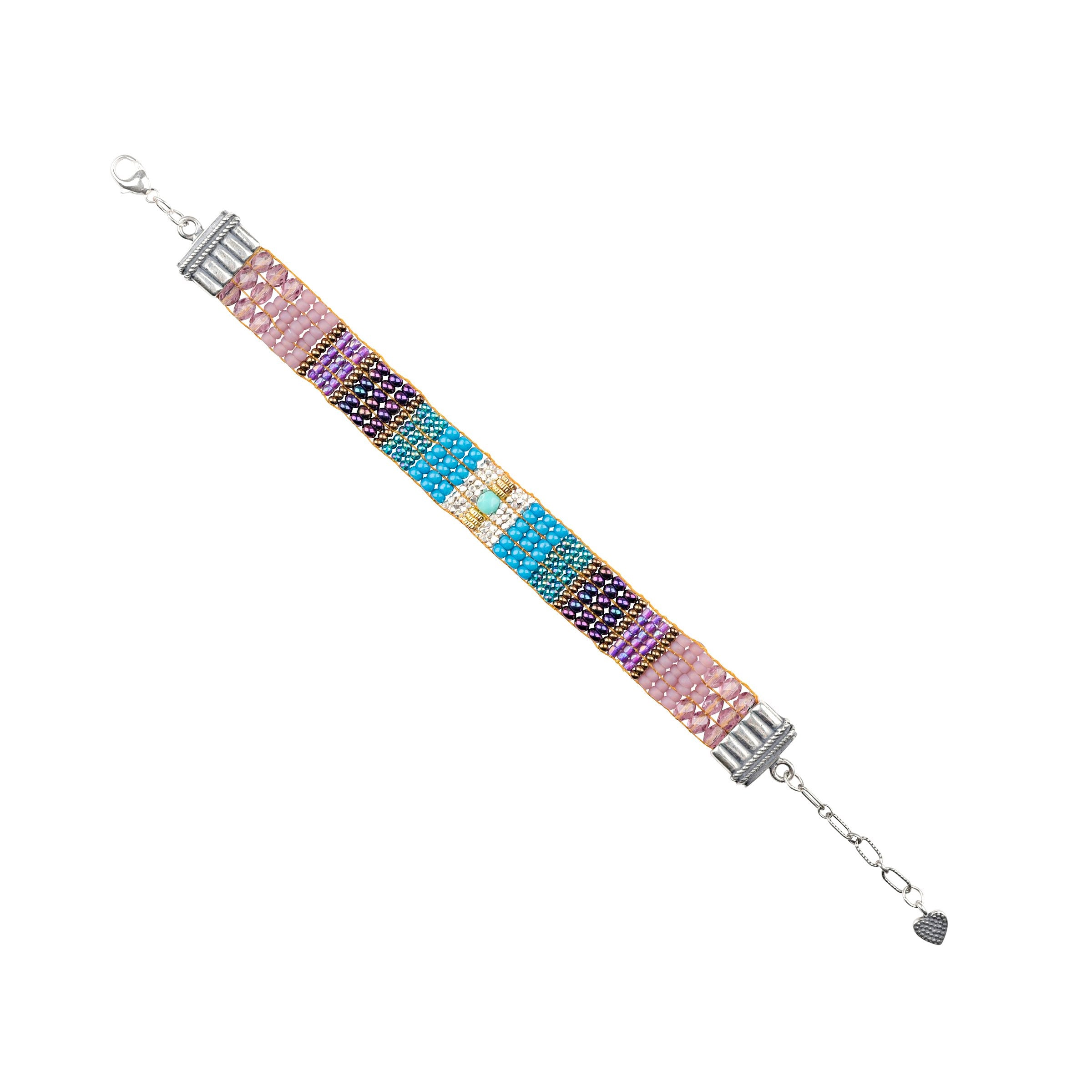 Chili Rose Kilim Bracelet