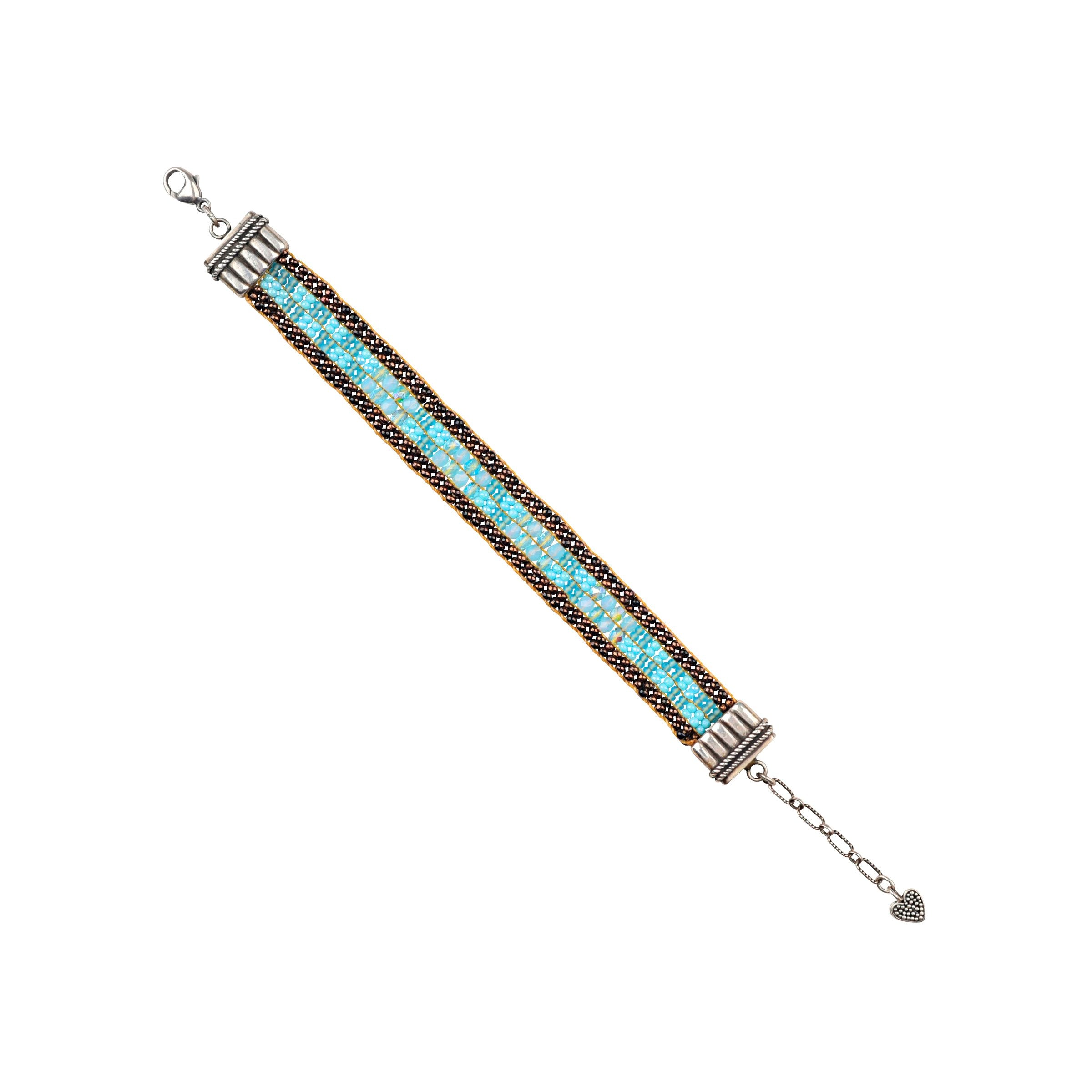 Chili Rose Beaded Bracelet