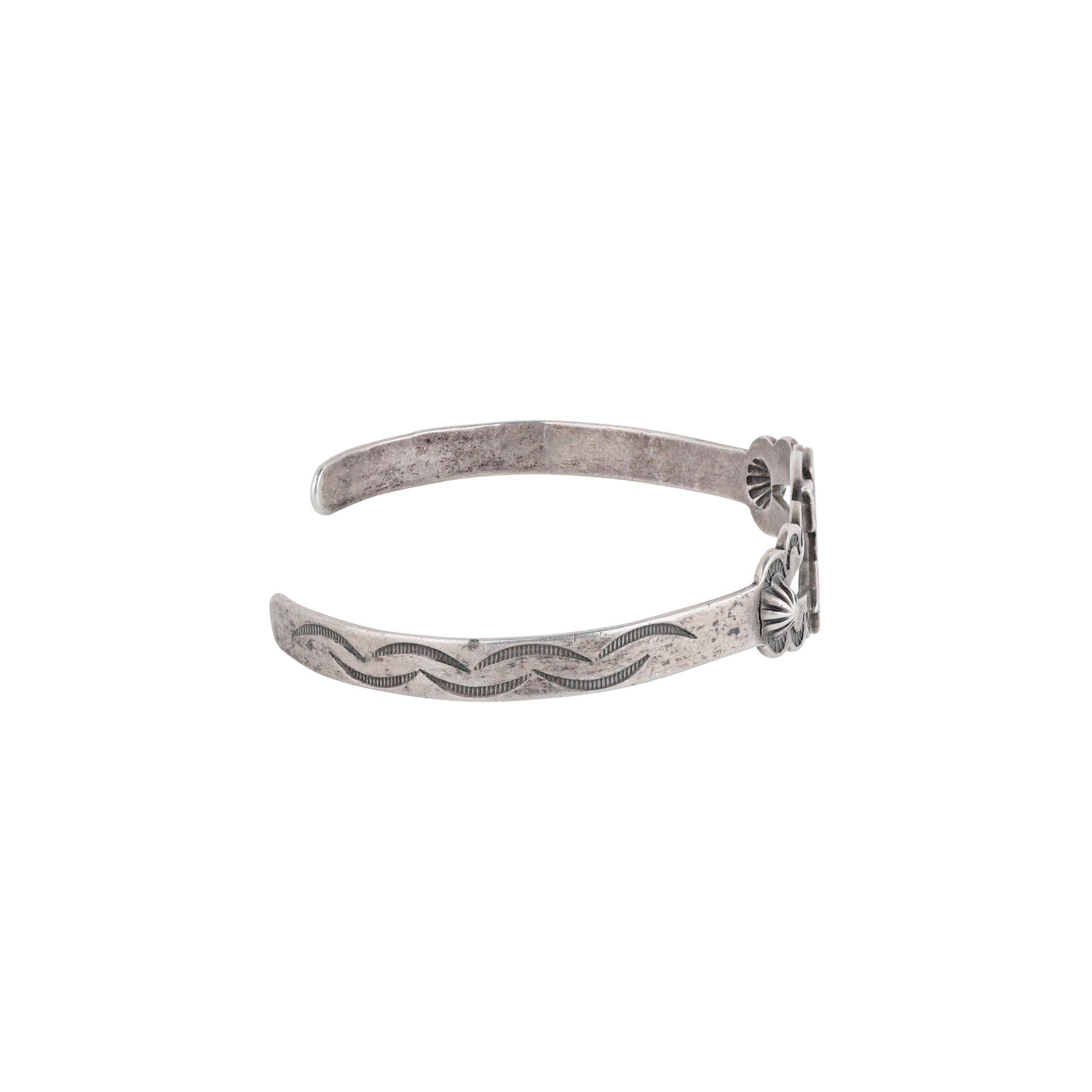 Fred Harvey Era Silver Arrow Cuff