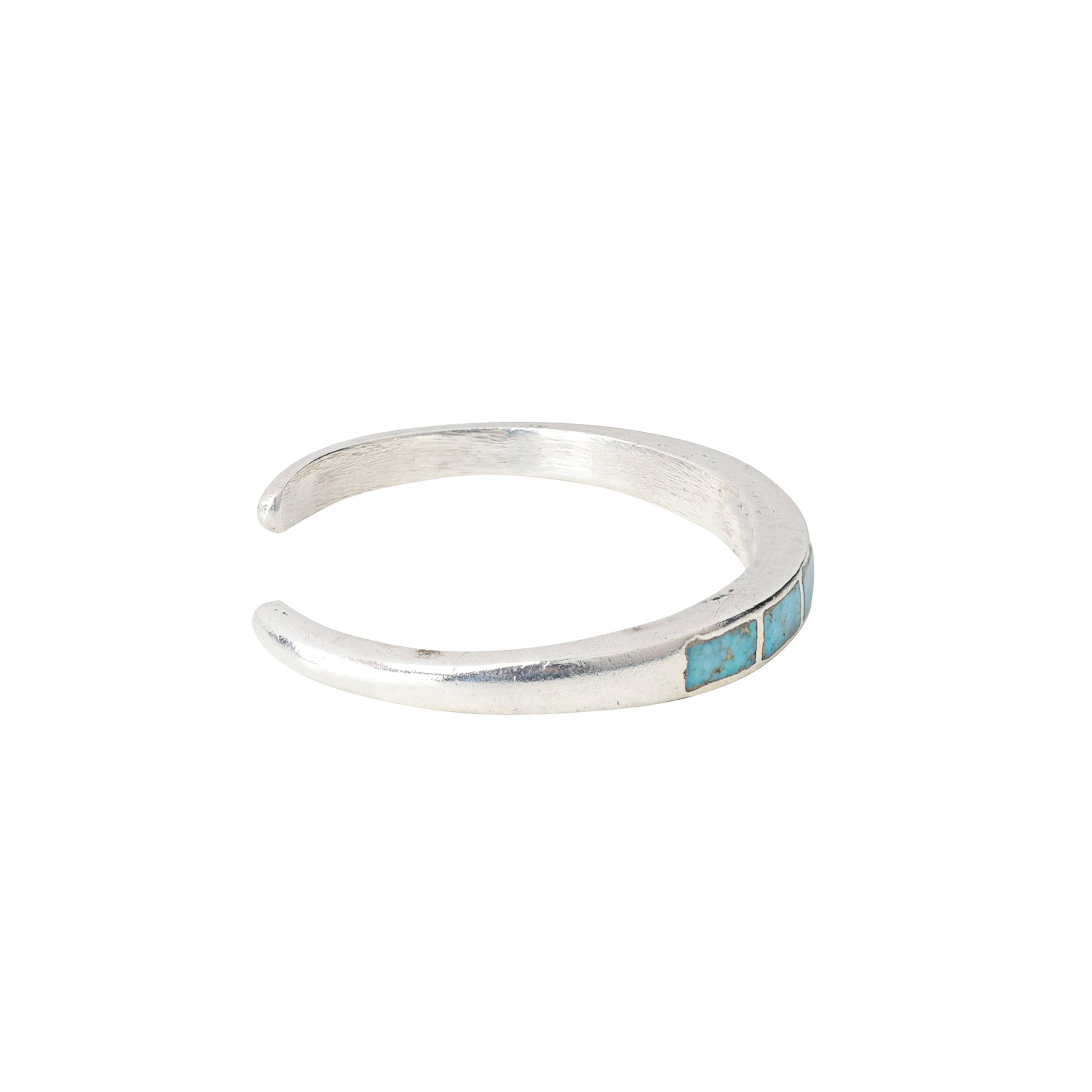 Vintage Navajo Turquoise Row Cuff