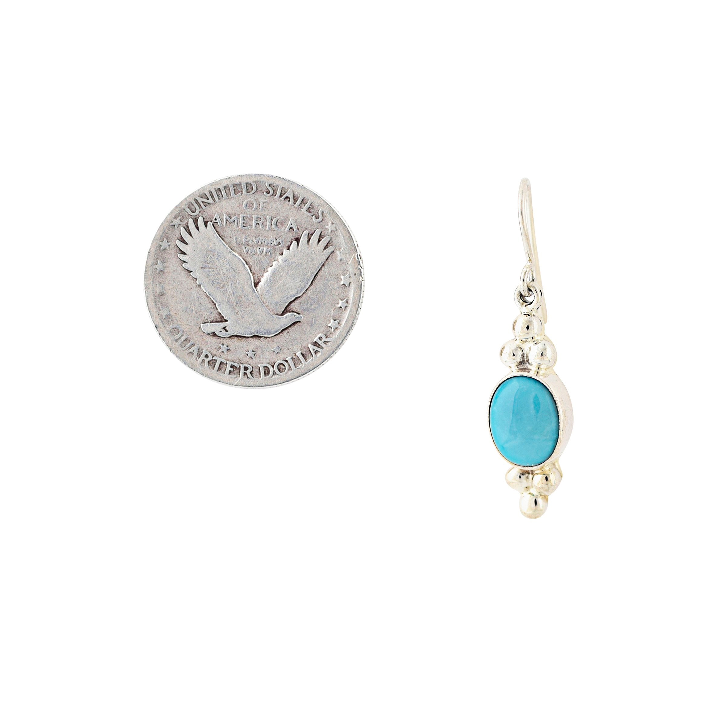 KRS Turquoise Drop Earrings