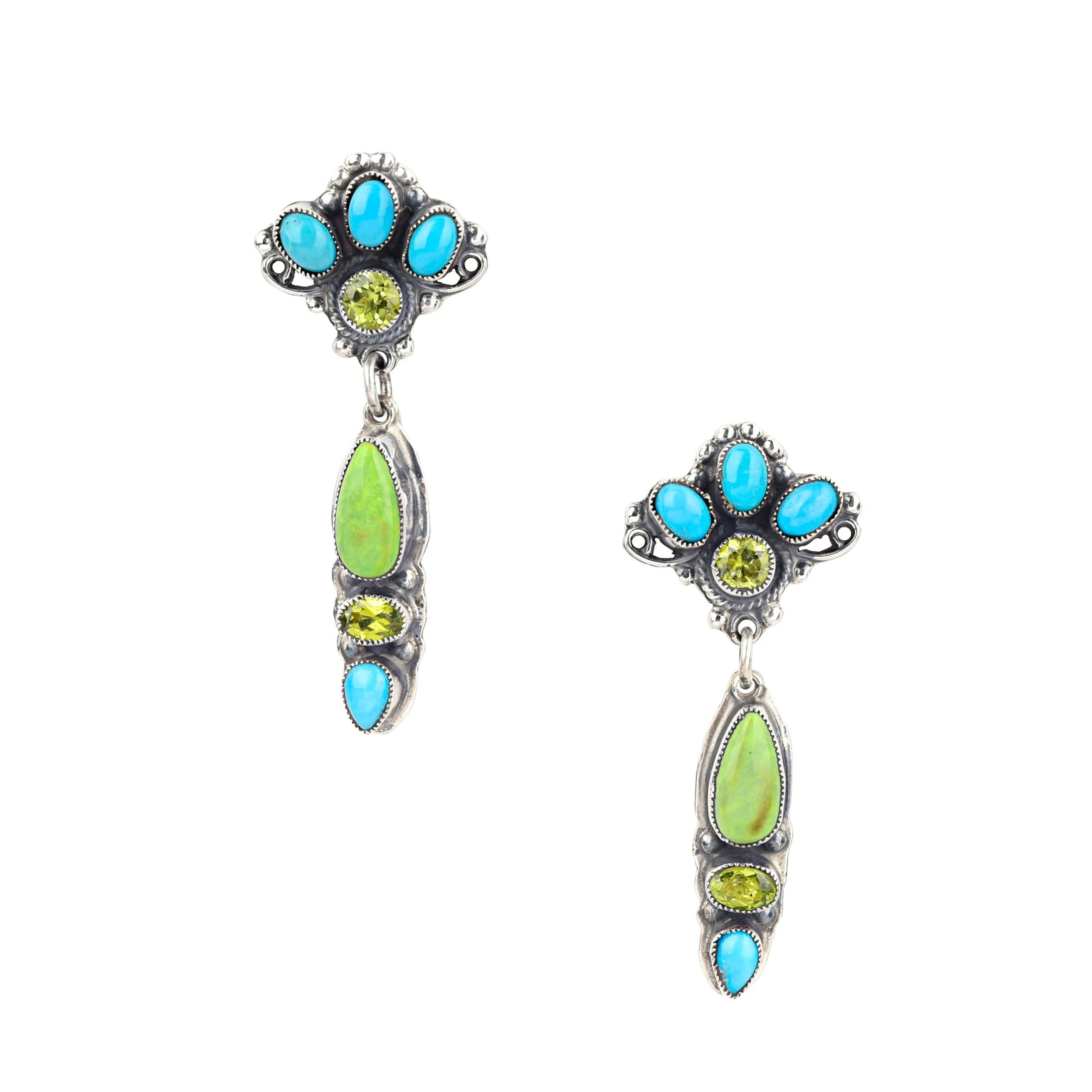 Leo Feeney Multi Stone Earrings
