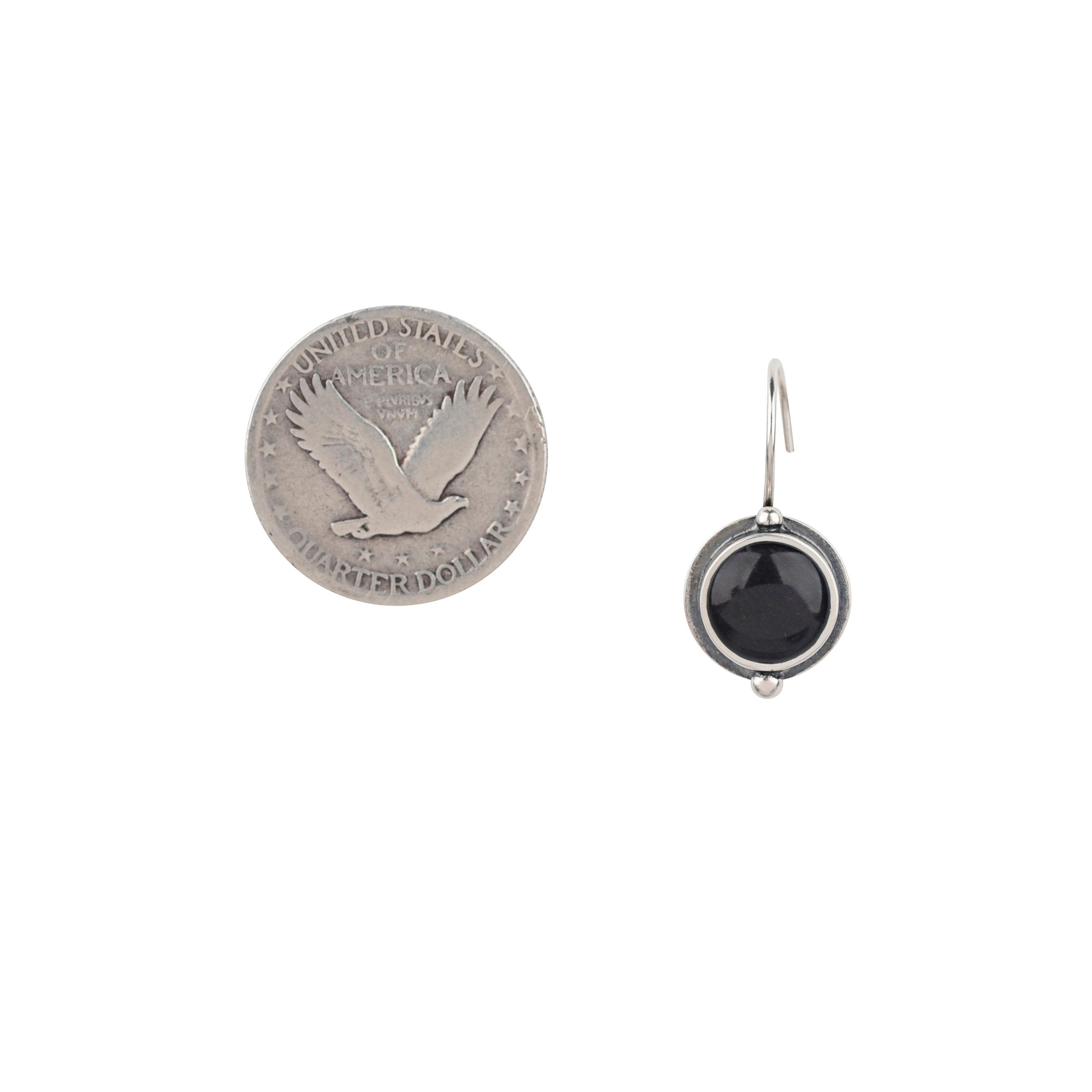 Dennis Hogan Full Moon Earrings - Onyx