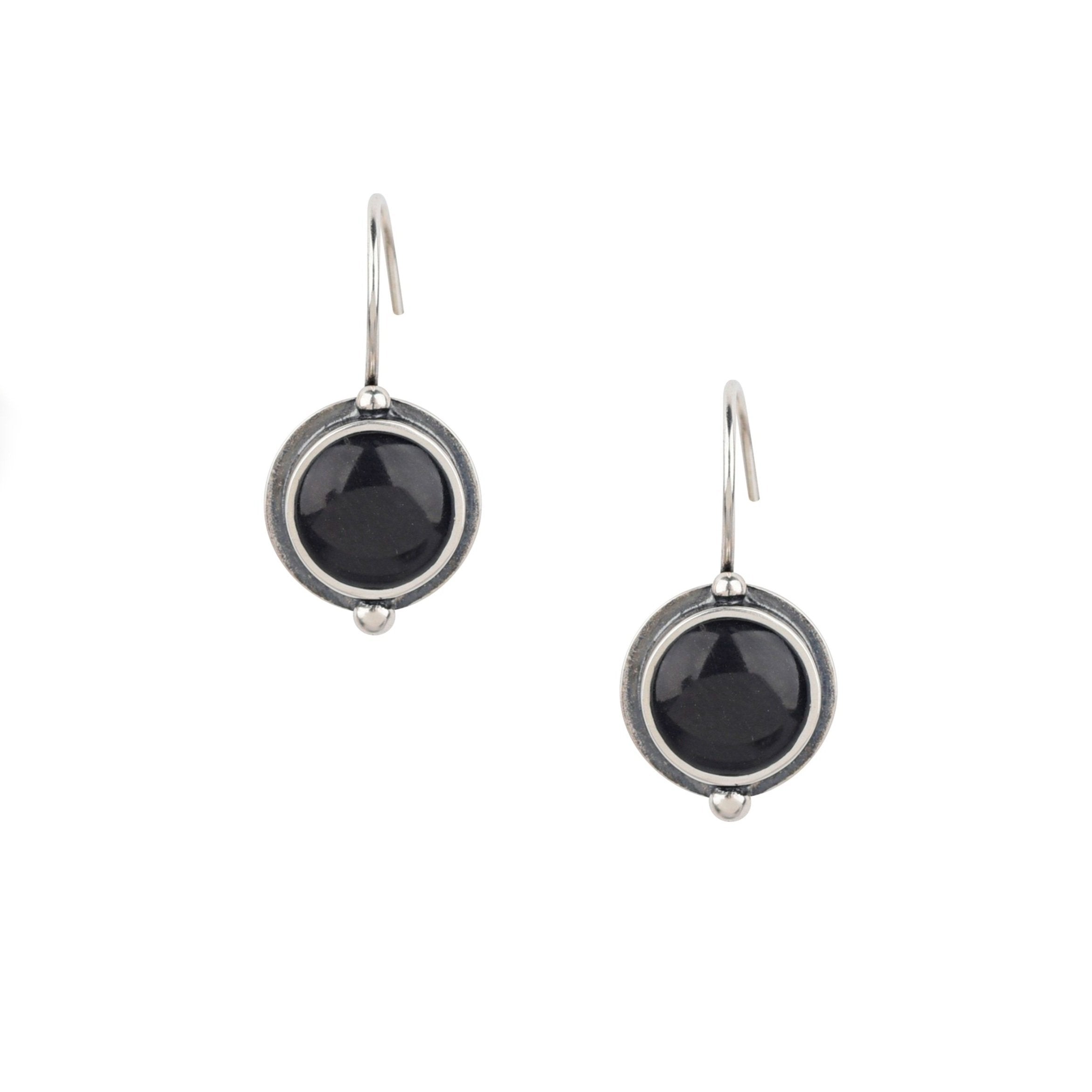 Dennis Hogan Full Moon Earrings - Onyx