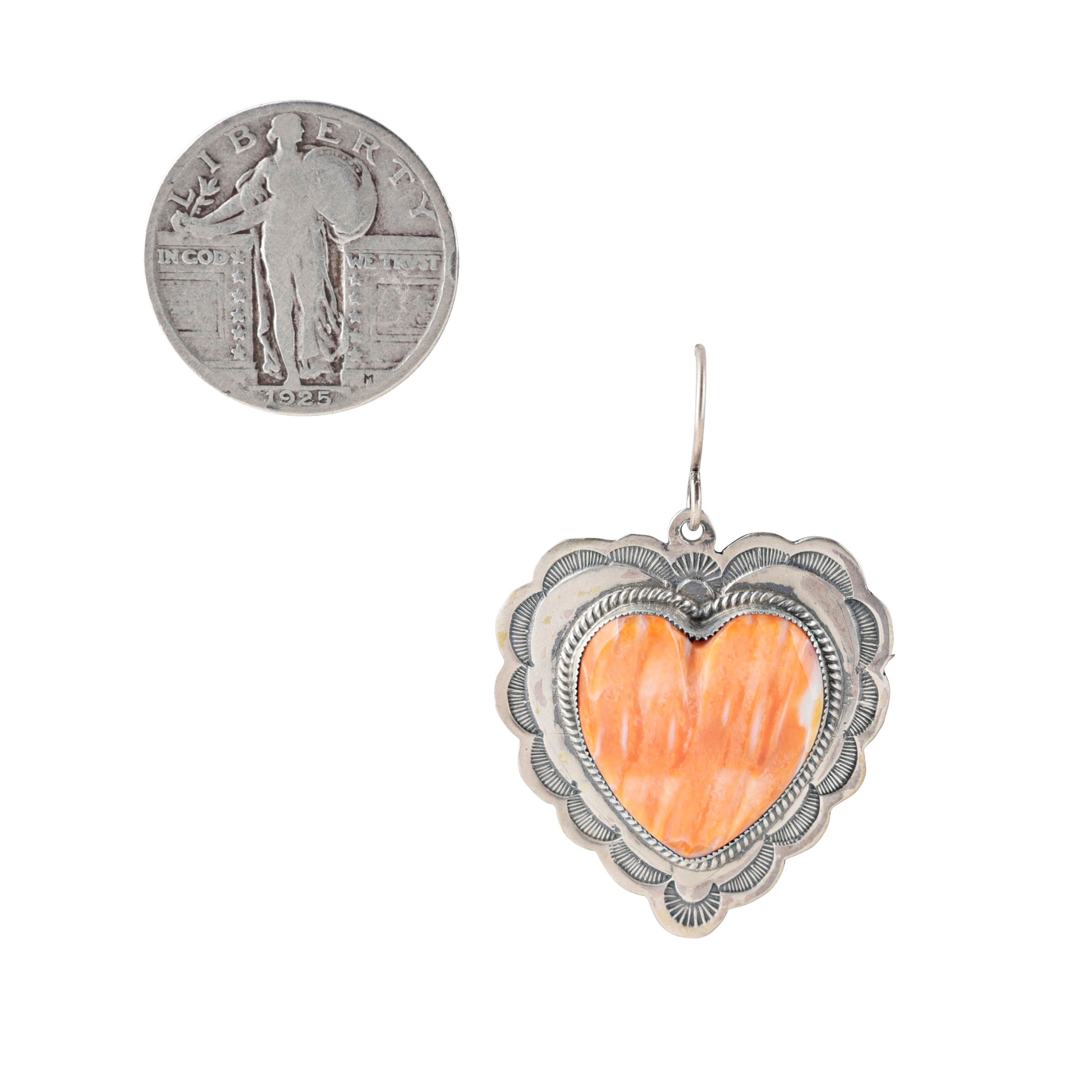 Leo Feeney Spiny Oyster Earrings