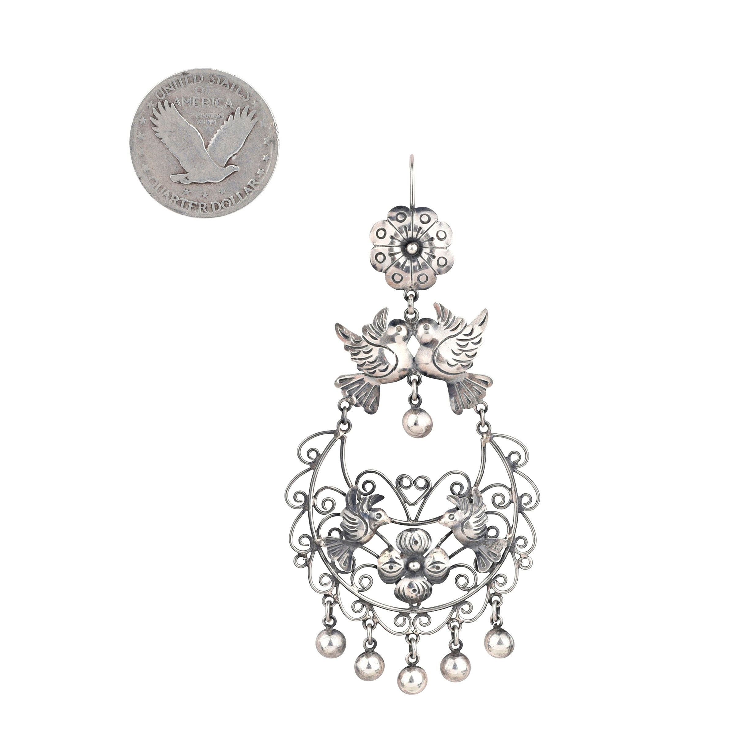 Taxco Love Bird Earrings