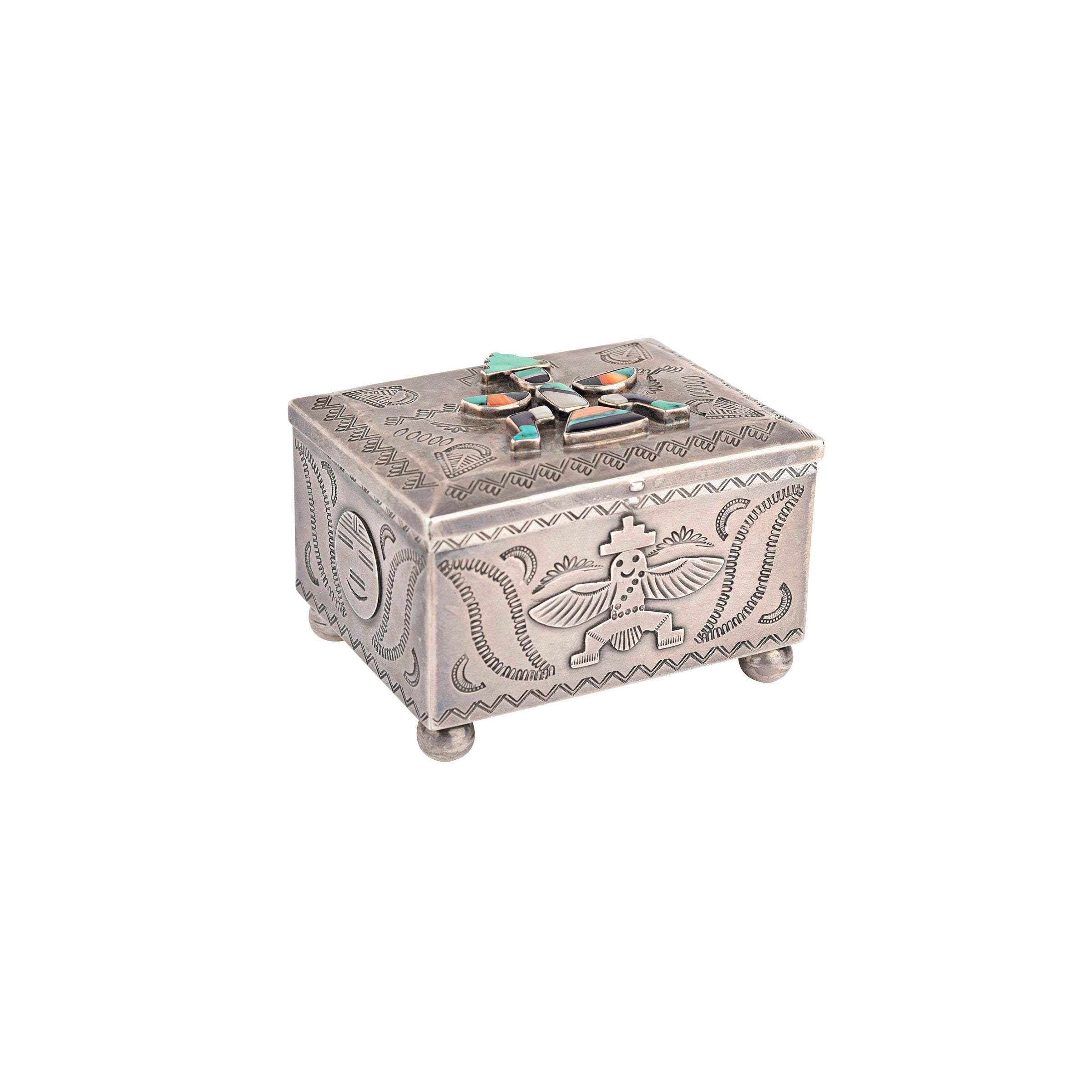 Vintage Zuni Inlay Box