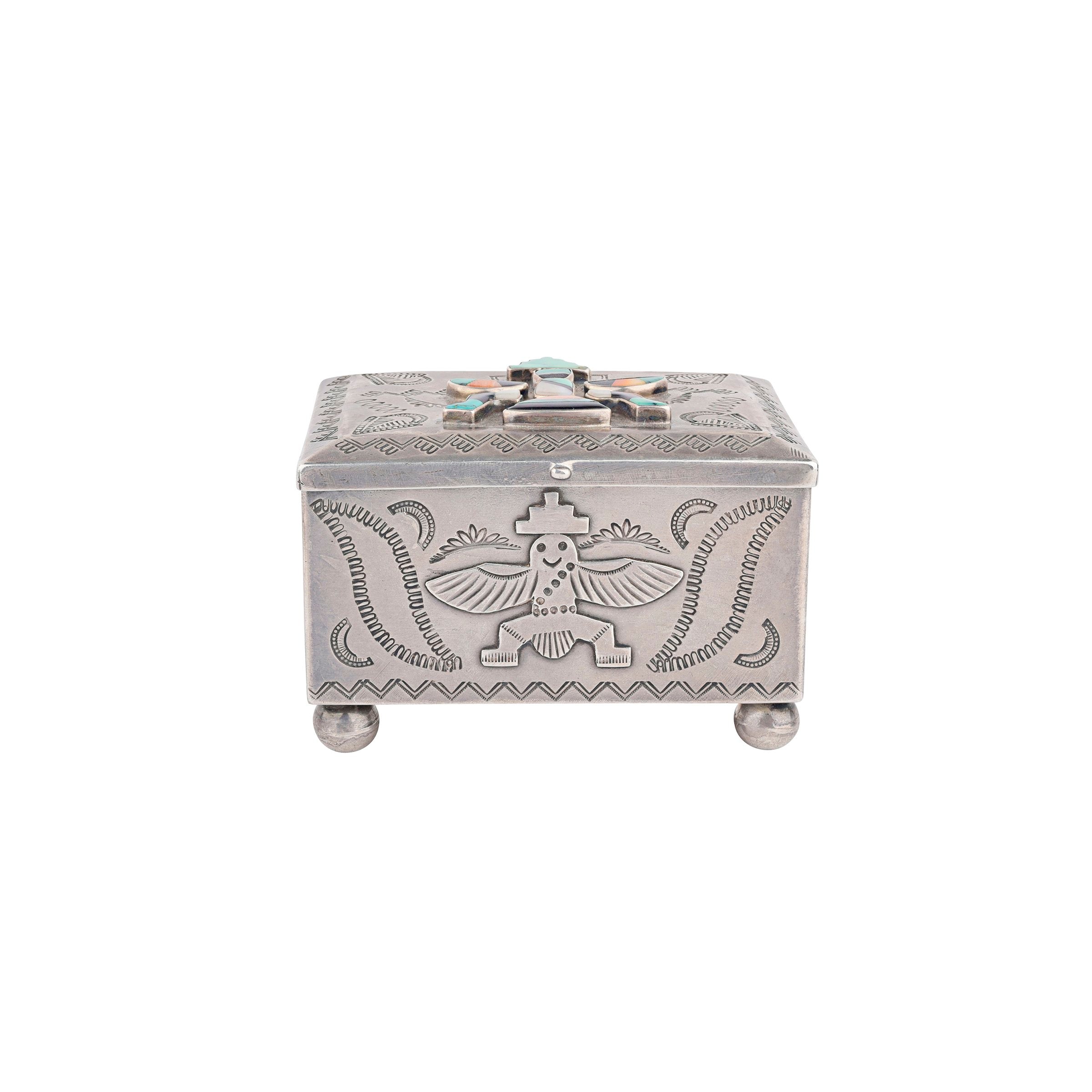Vintage Zuni Inlay Box