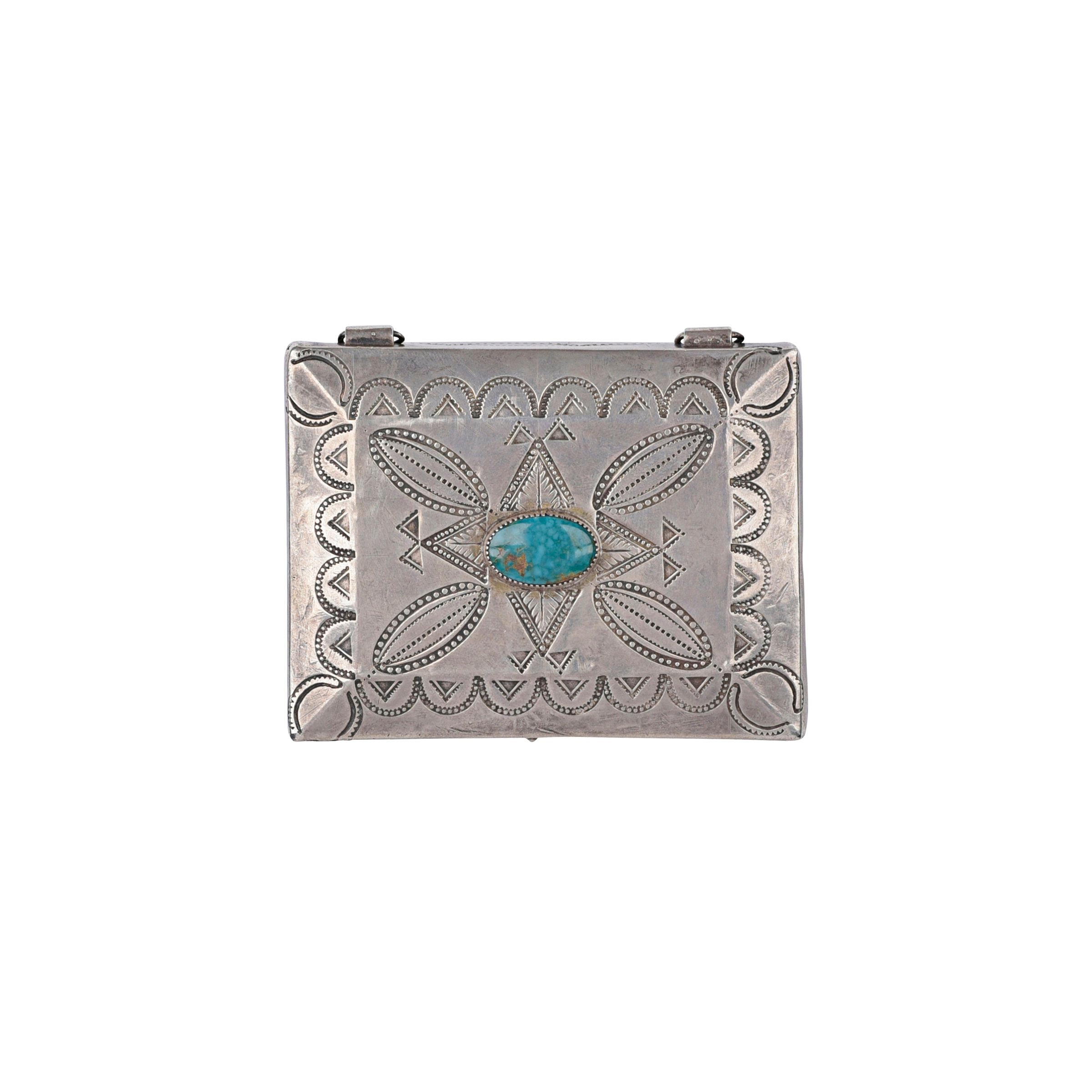 Vintage Navajo Silver Box