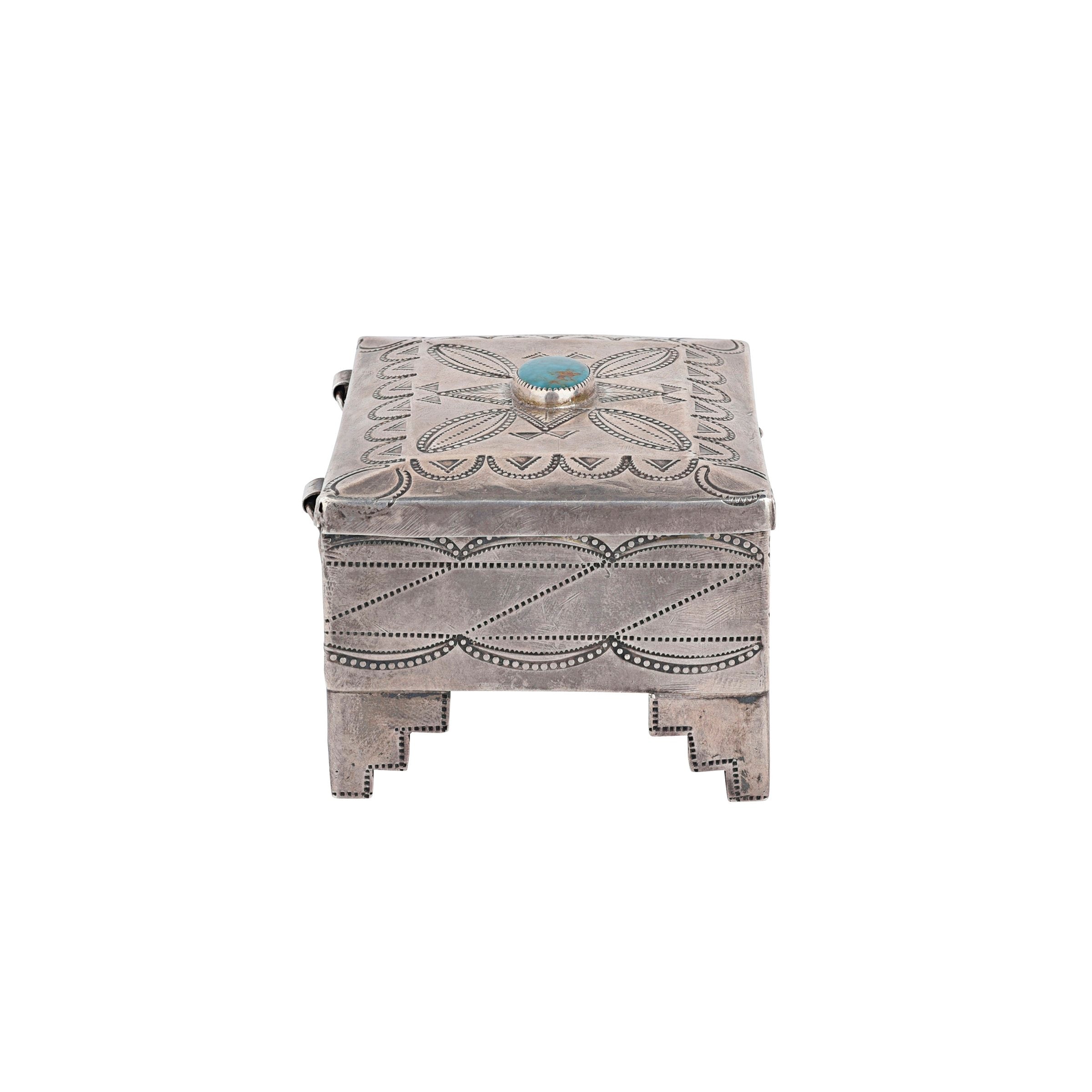 Vintage Navajo Silver Box