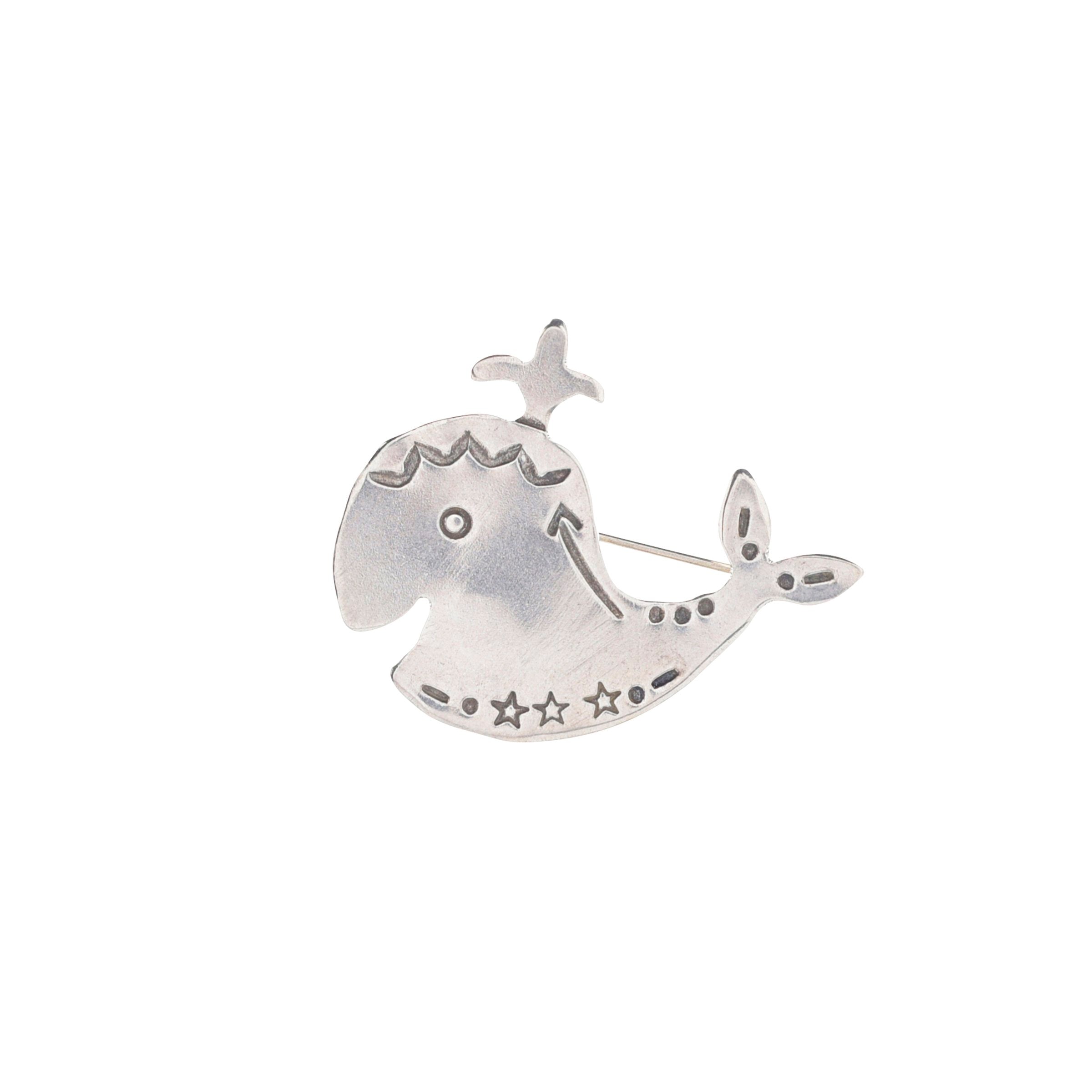 Joe Eby Happy Whale Pin