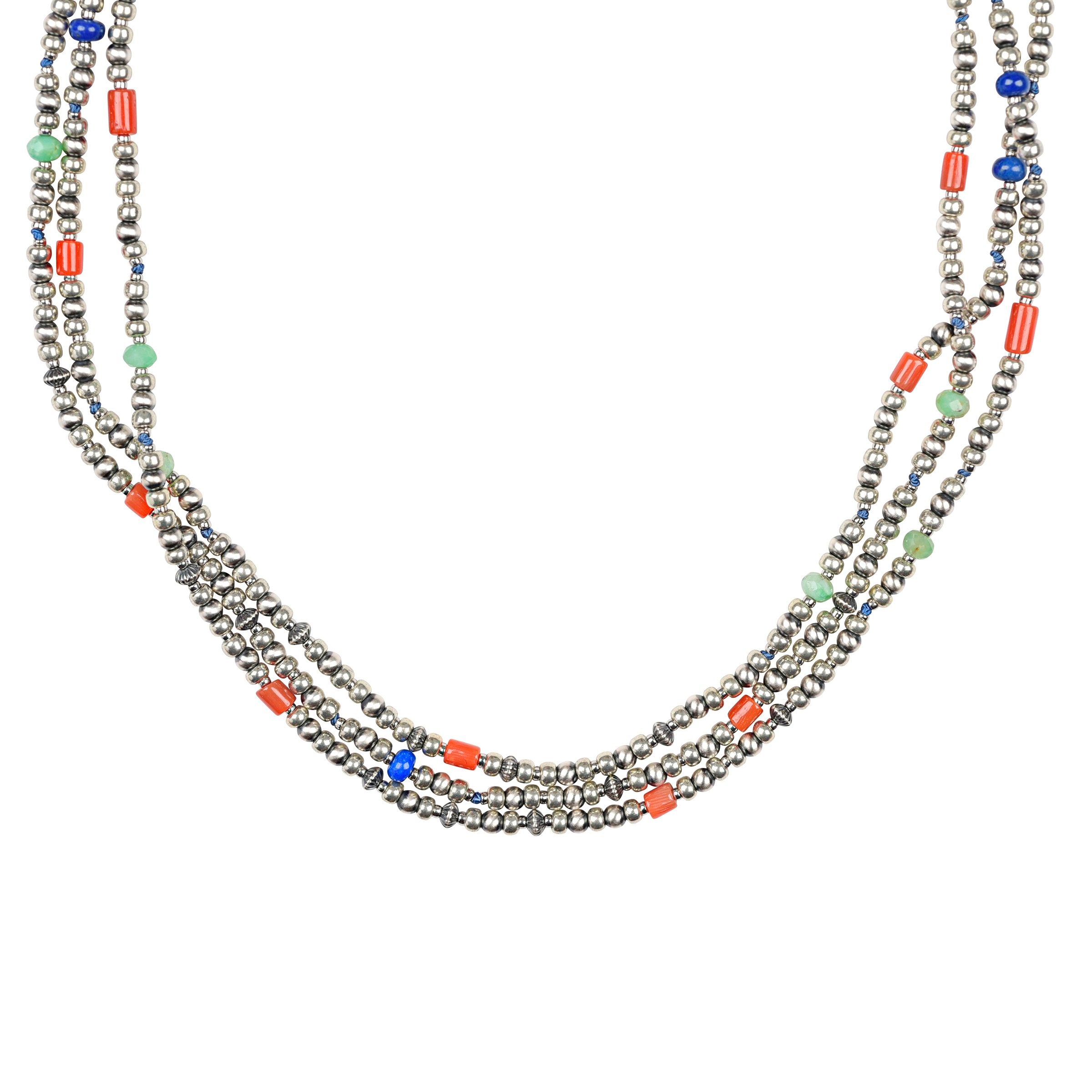 Multi Strand Confetti Necklace