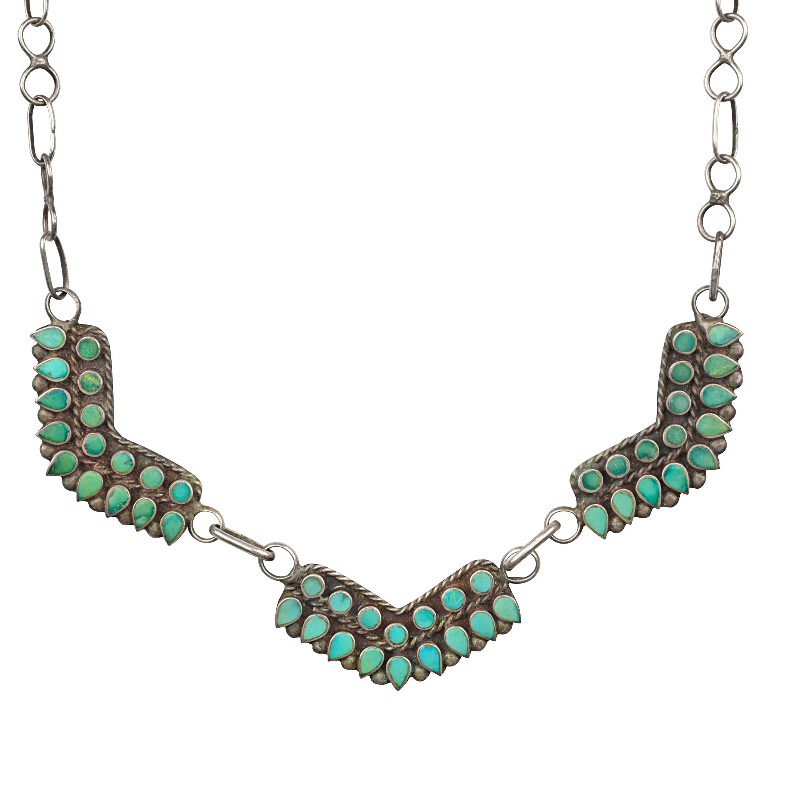 Vintage Zuni Mini Chain Necklace