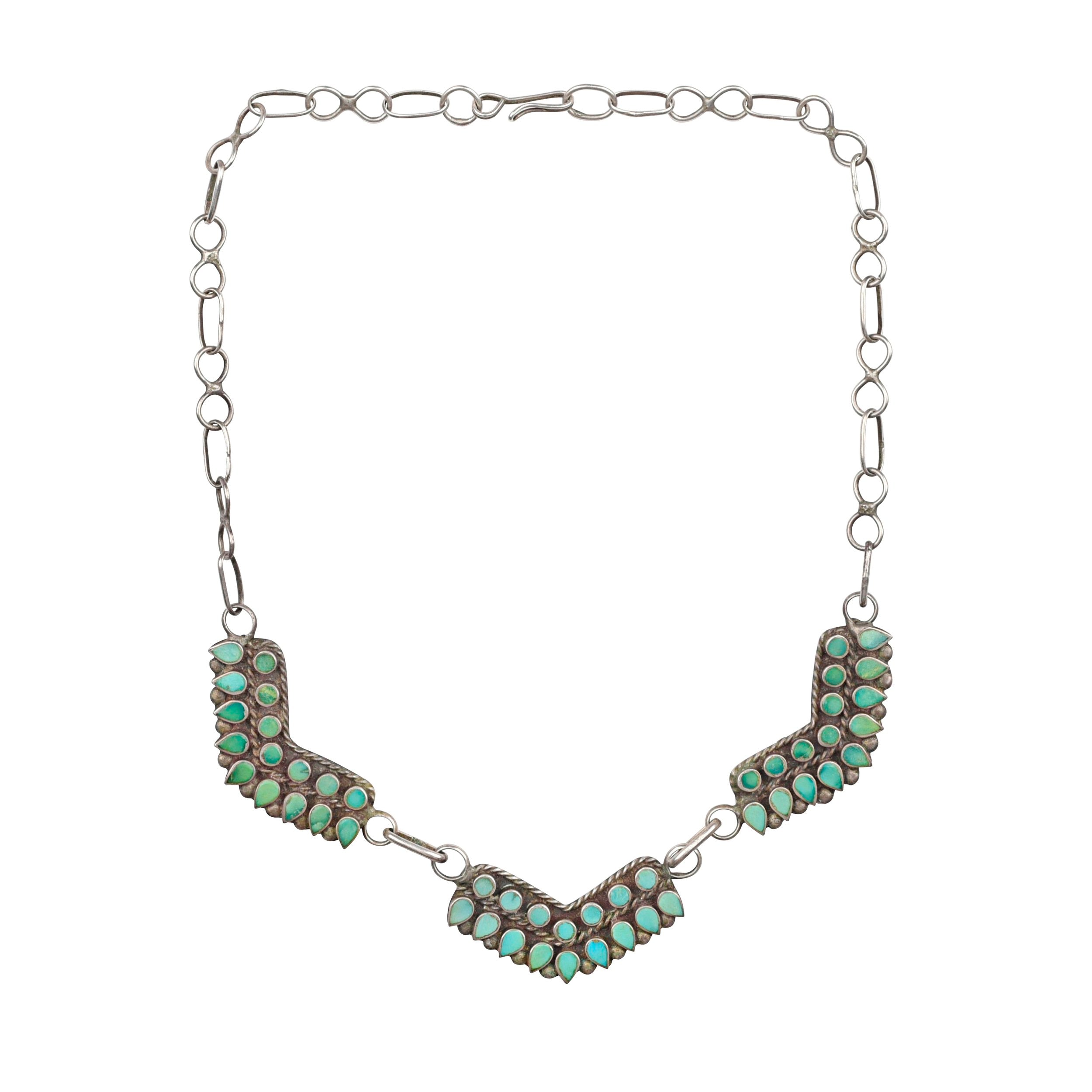 Vintage Zuni Mini Chain Necklace