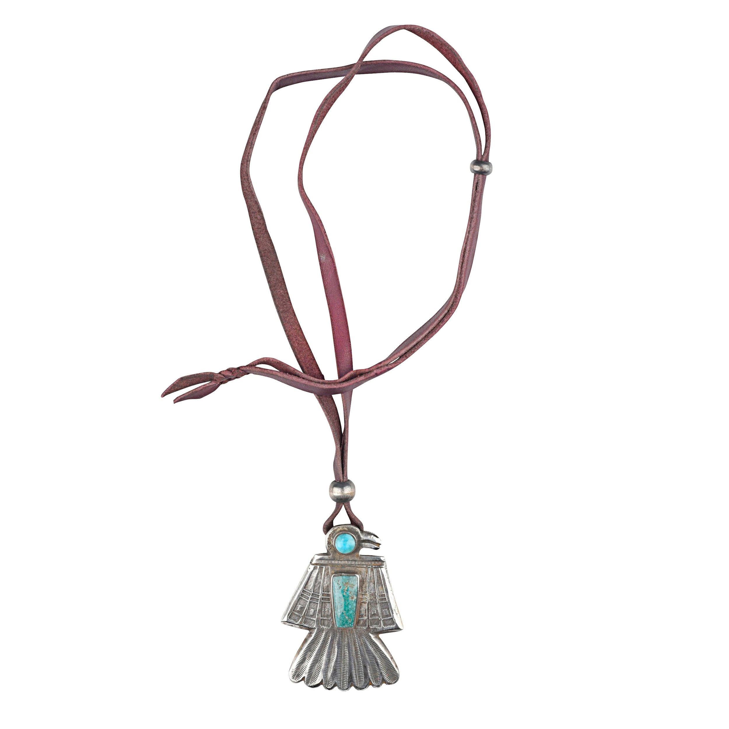 Jock Favour Ingot Thunderbird Necklace