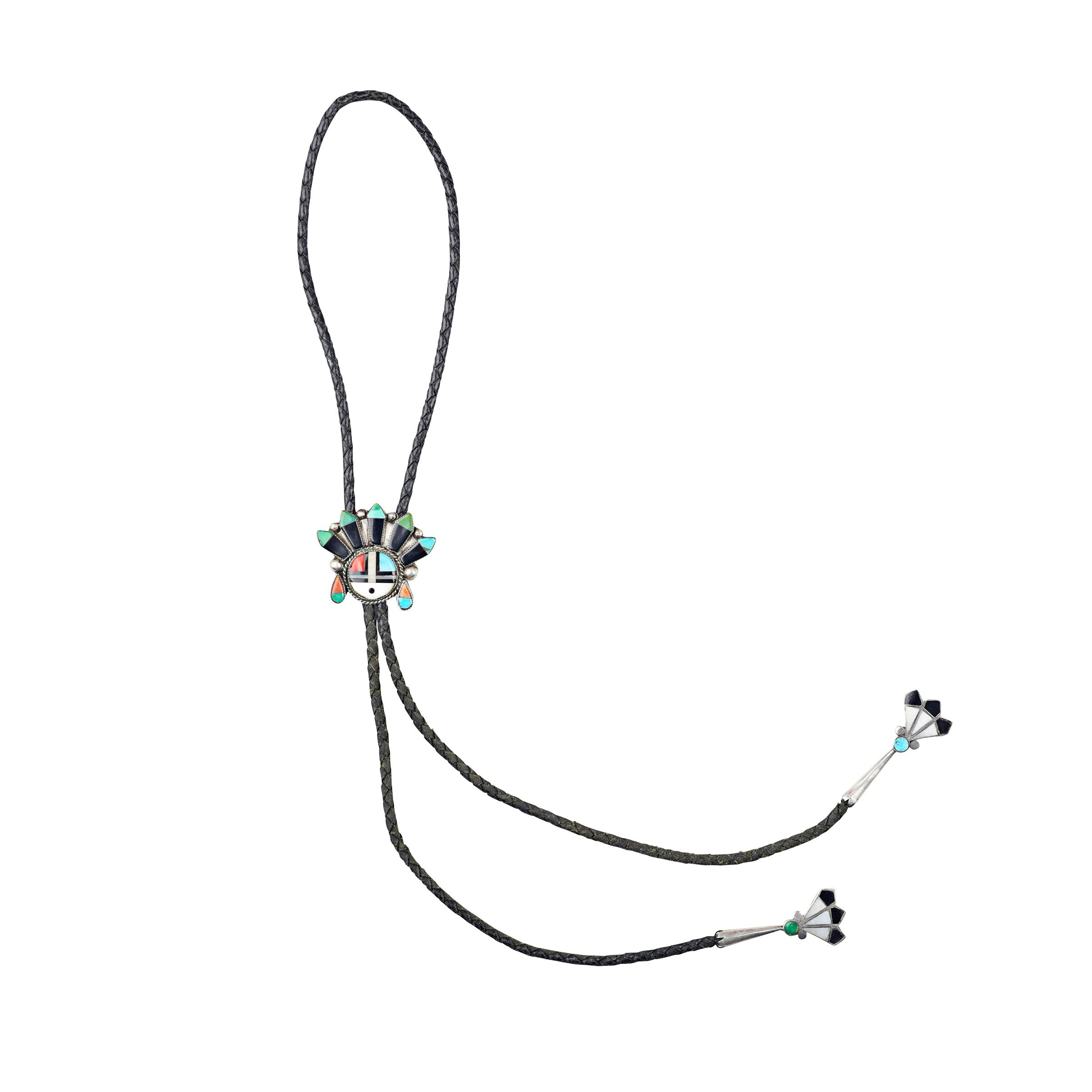 Vintage Zuni Sunface Bolo