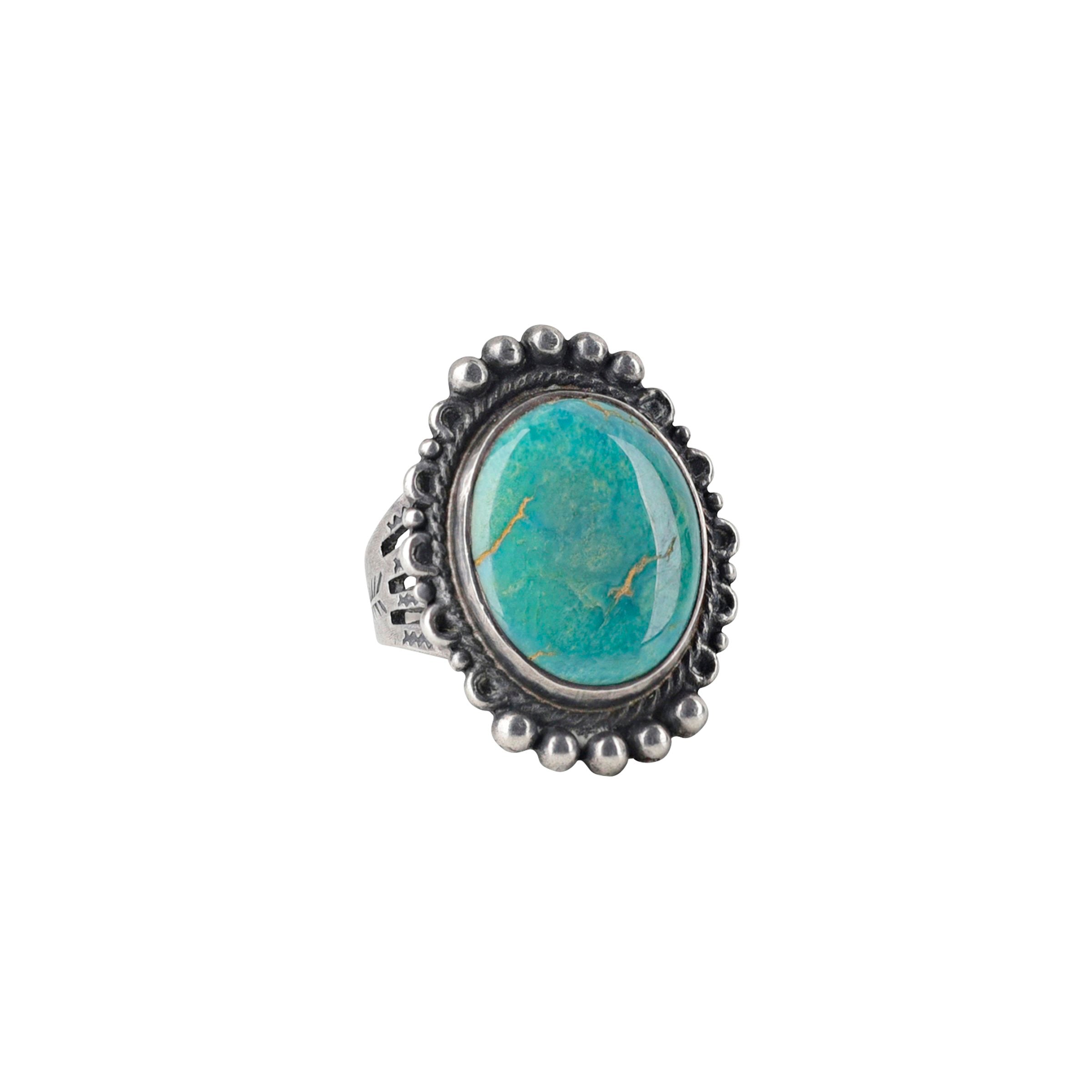 Vintage Navajo Turquoise Ring