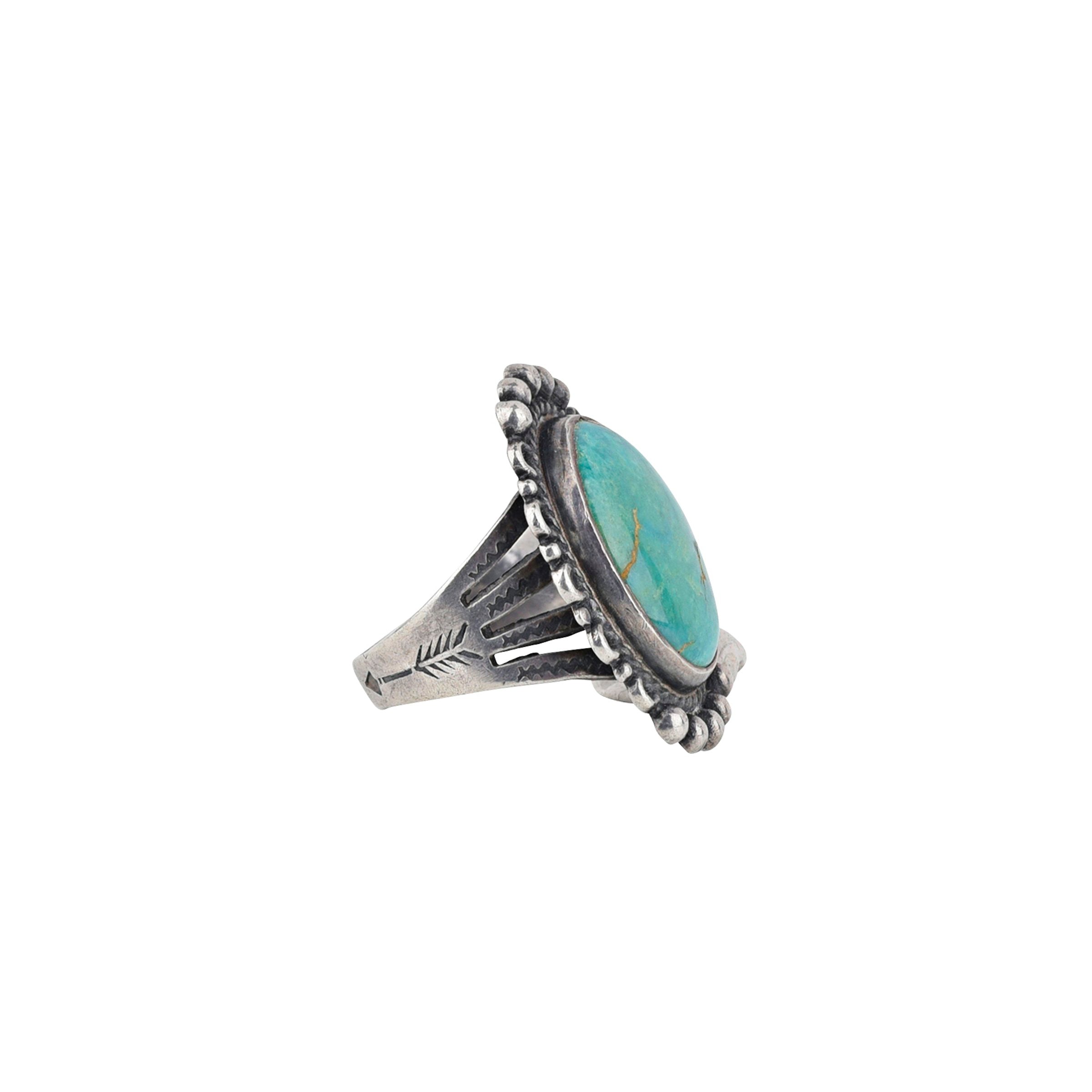 Vintage Navajo Turquoise Ring