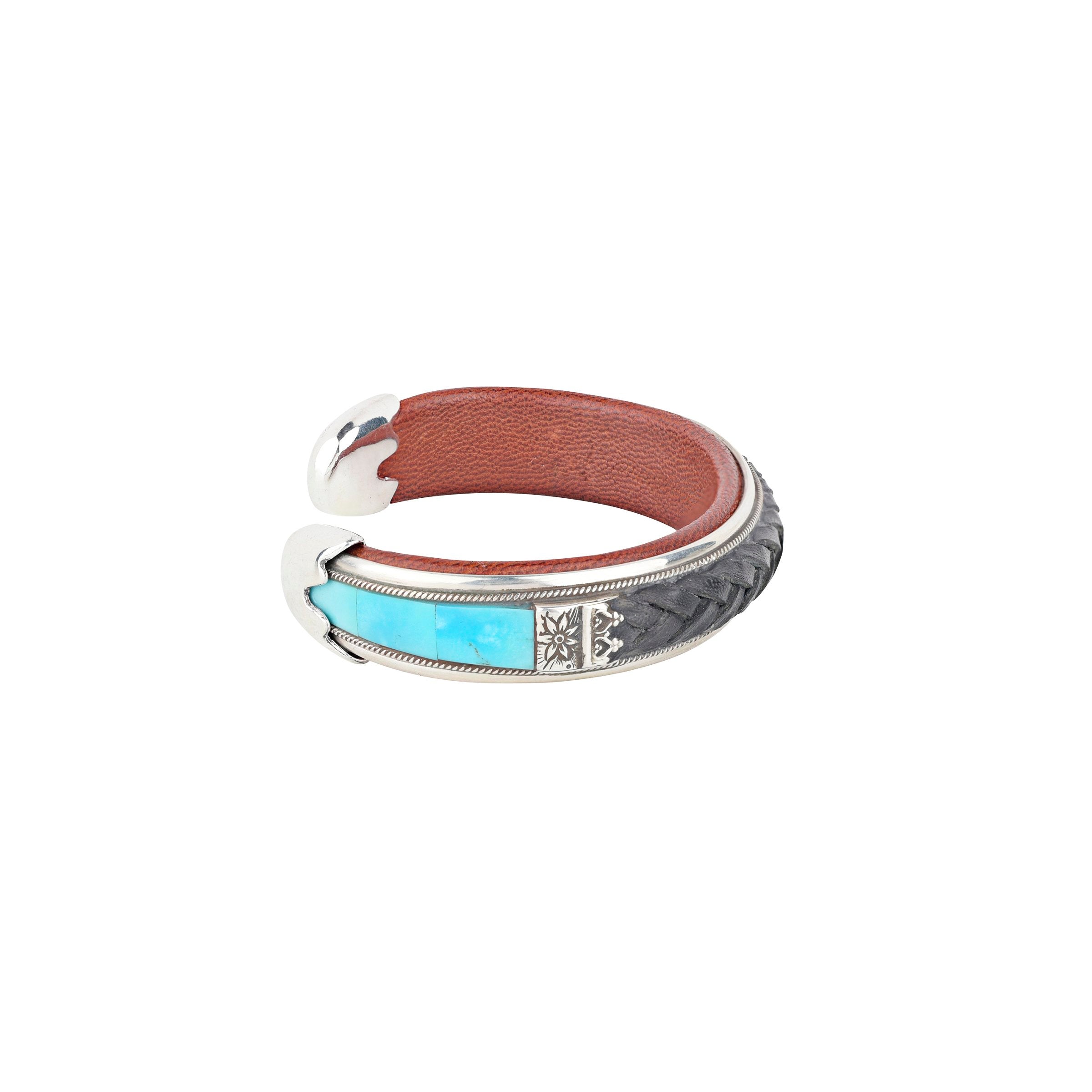 Ramona Heisse Braided Leather Cuff